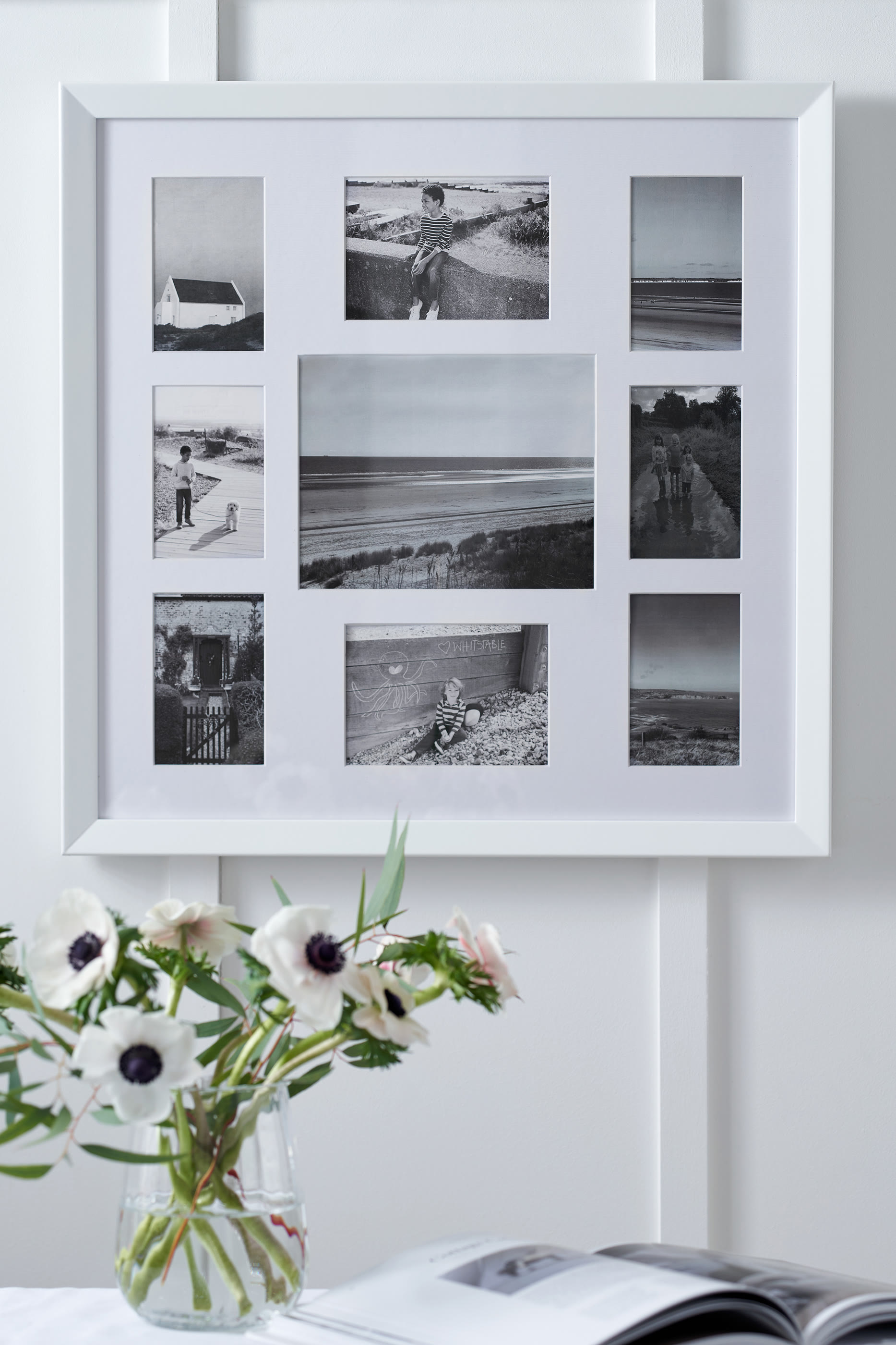 9 Aperture Wood Photo Frame