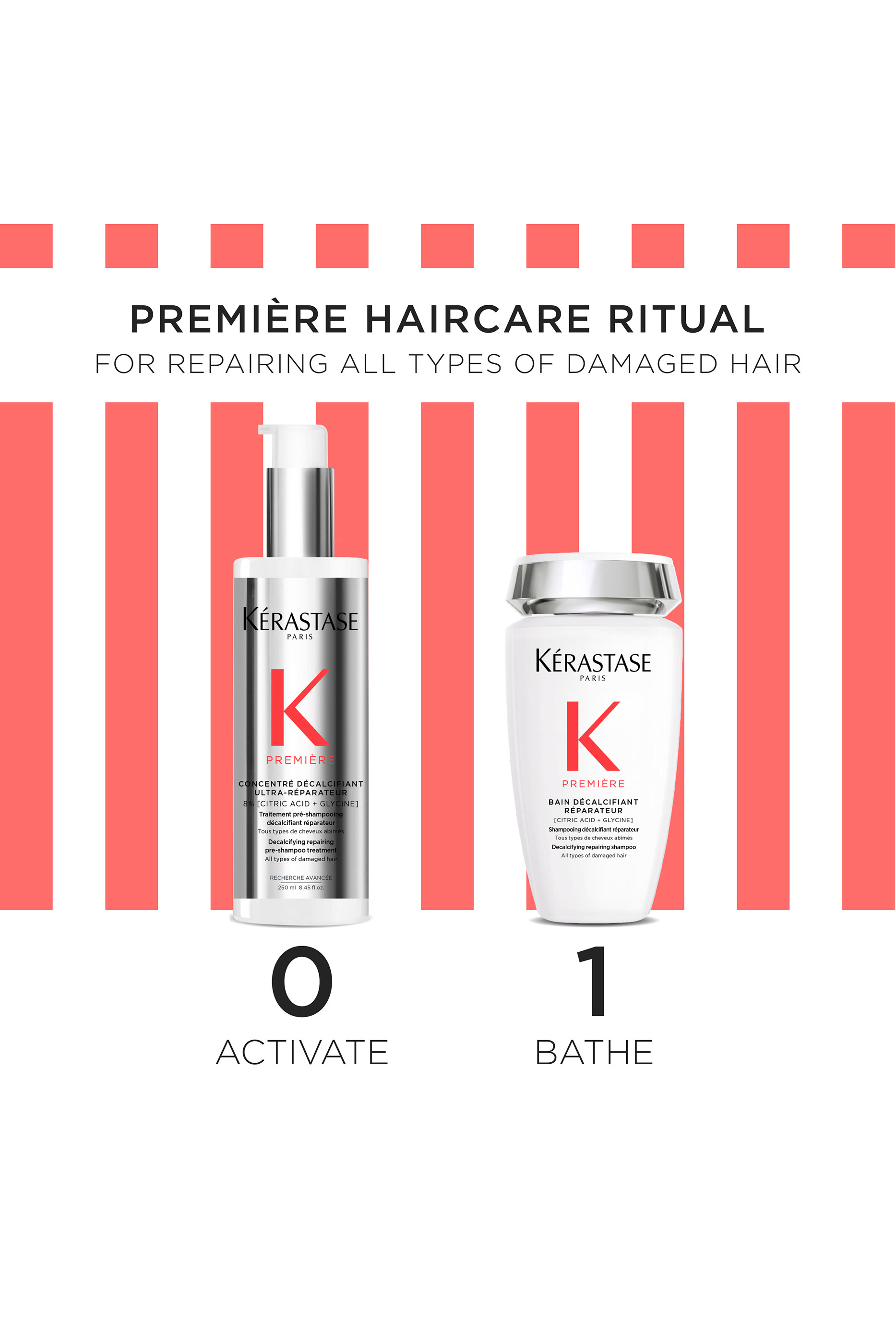  Decalcifying & Repairing Premi&egrave;re Routine for Damaged Hair, 20% Value Savings