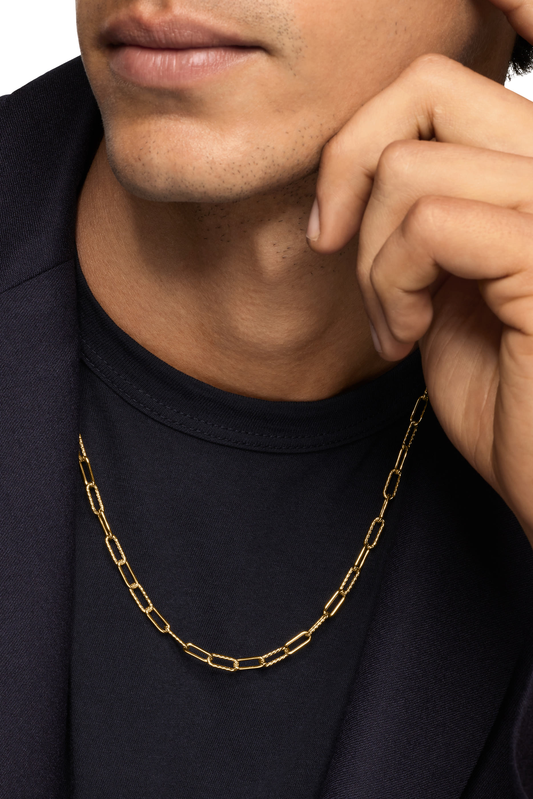 DY Madison&reg; Chain Necklace, 18K Yellow Gold