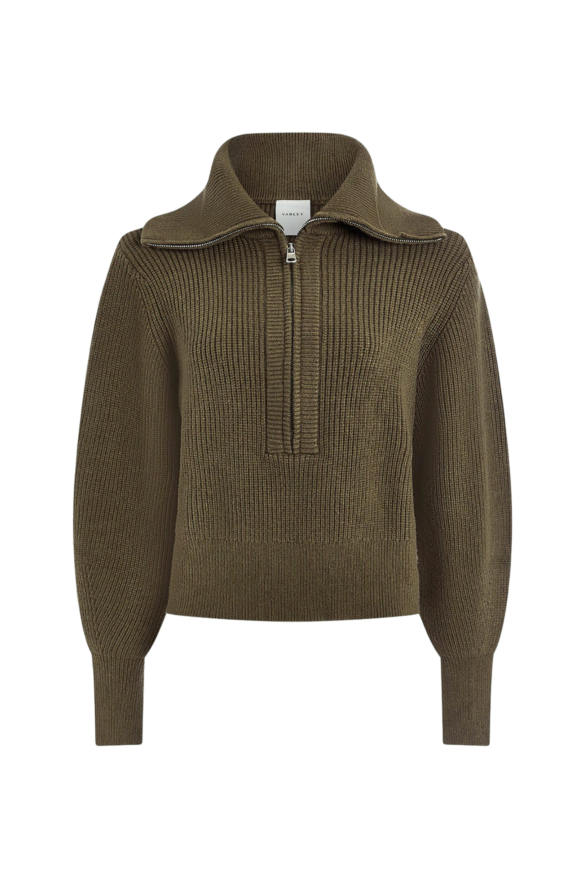  Maura Half-Zip Rib Knit 