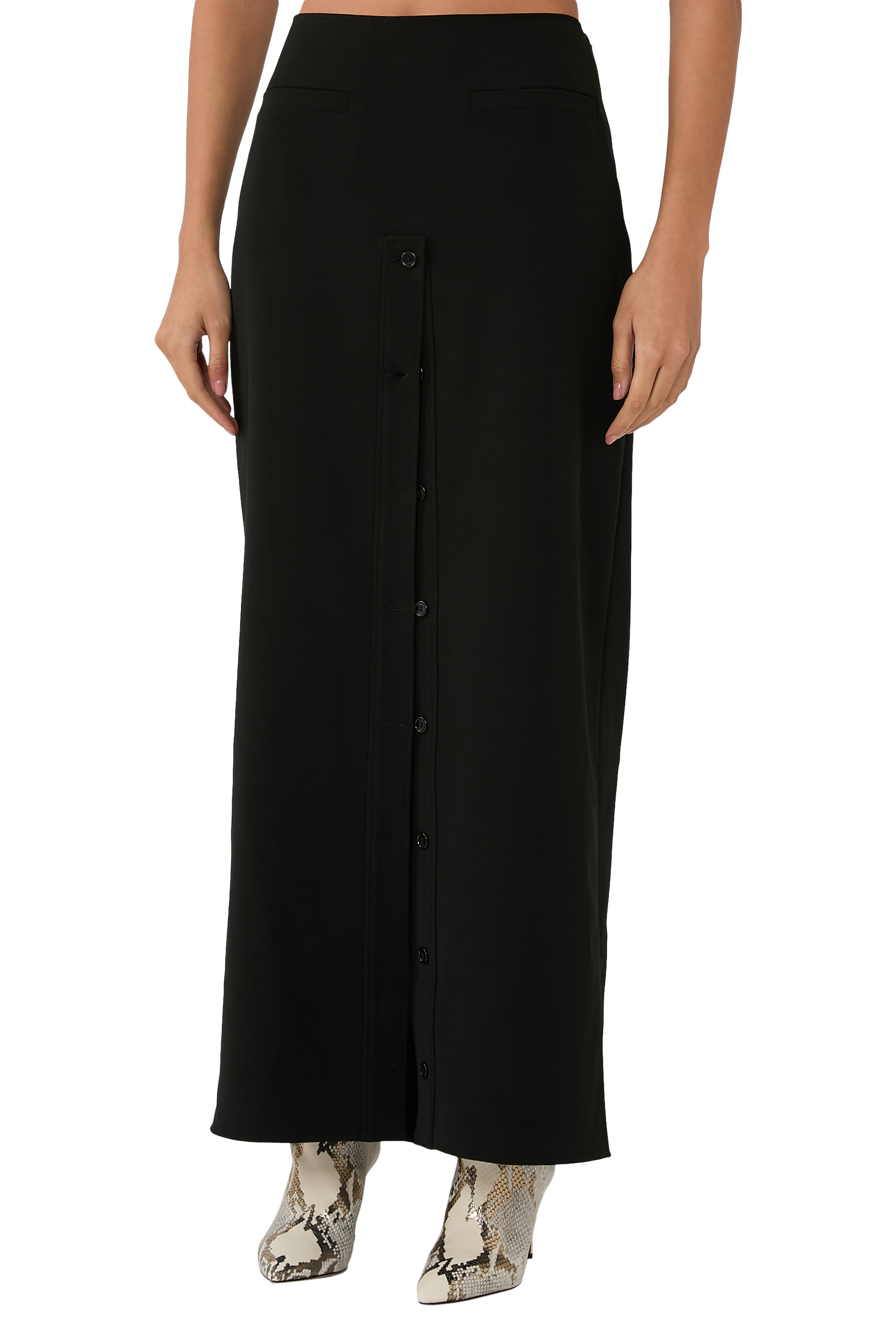 Heritage Buttoned Long Skirt