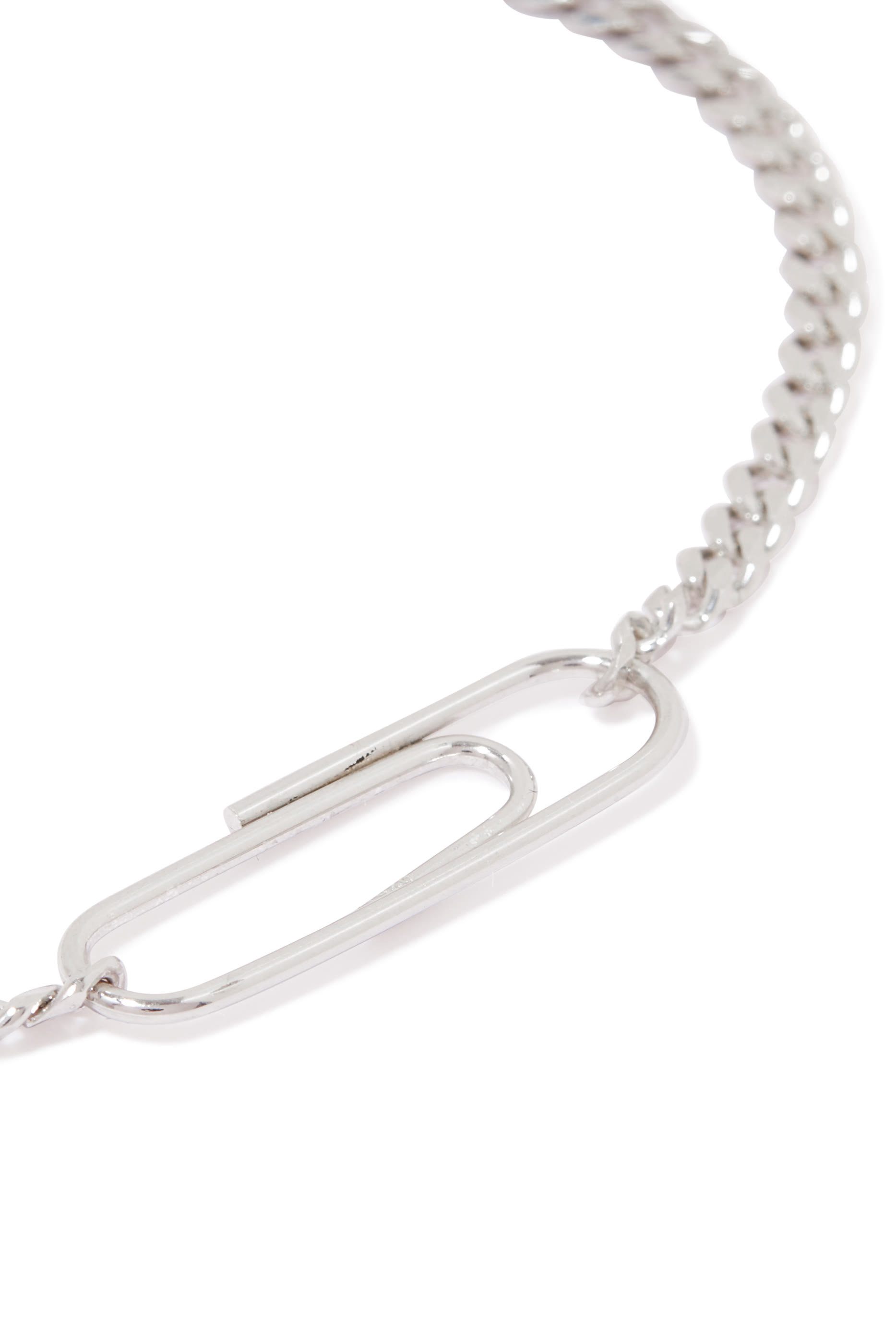 Cuban Link Paper Clip Bracelet
