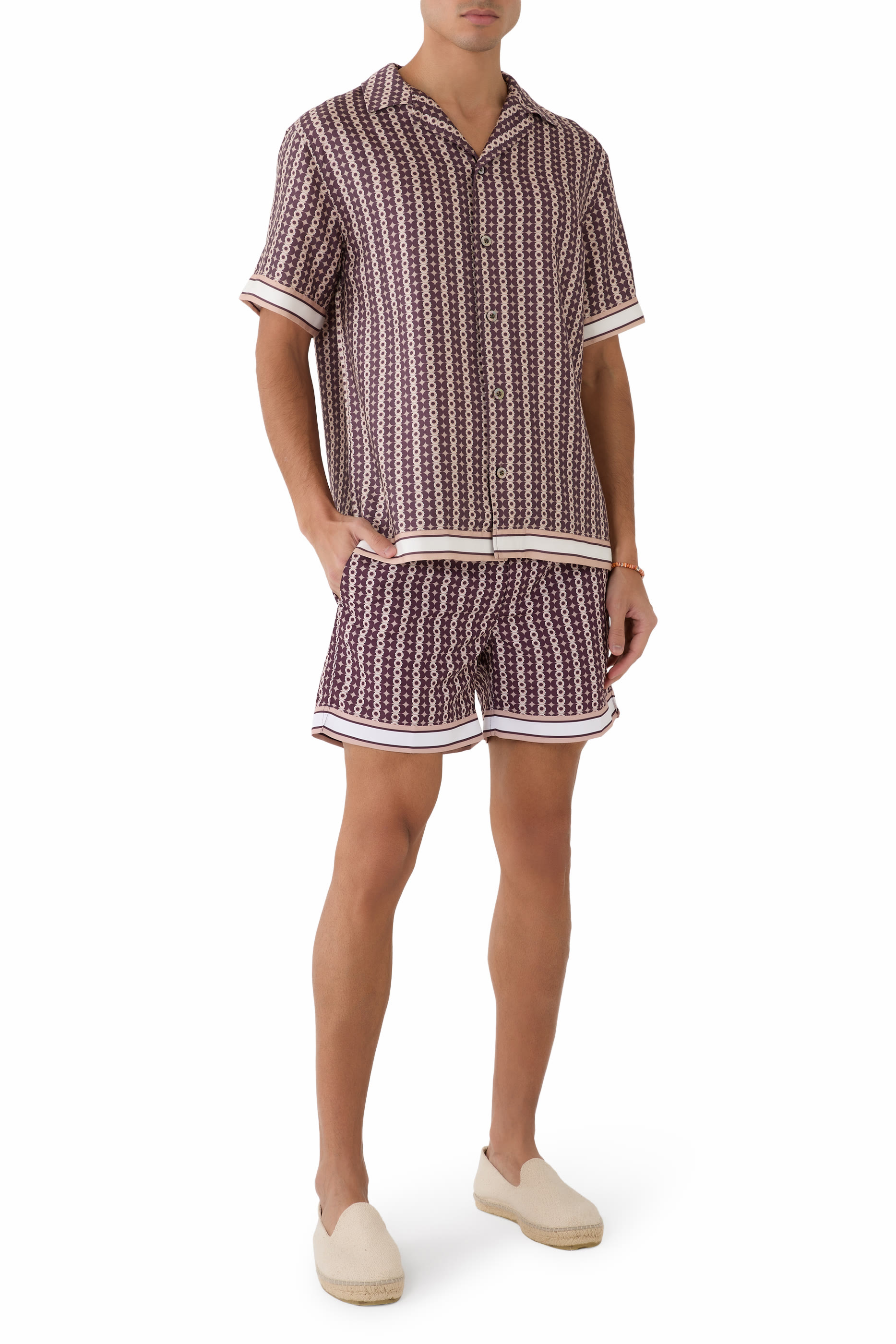 Pressoa Printed Swim Shorts