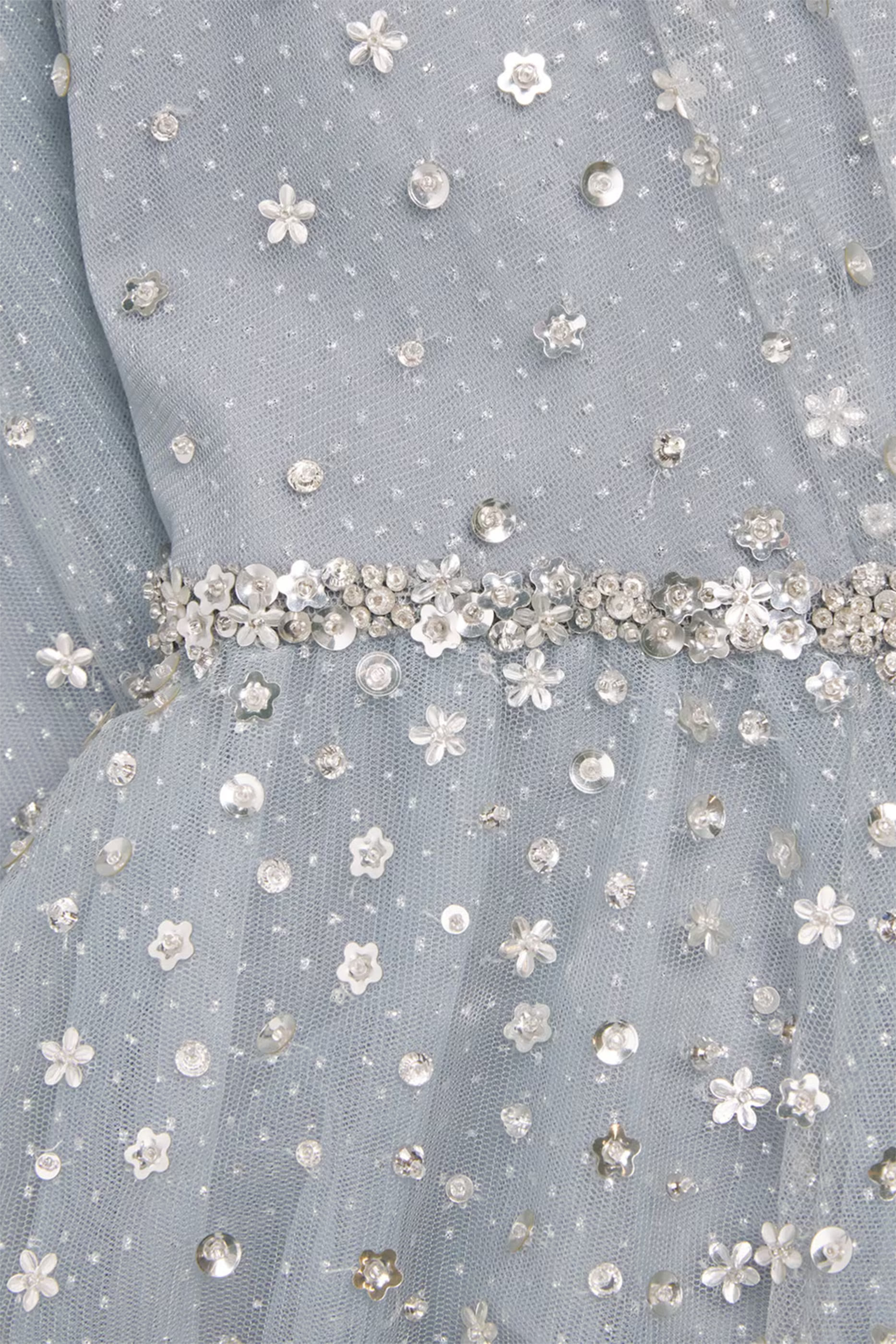 Kids  Embellished Tulle Dress 