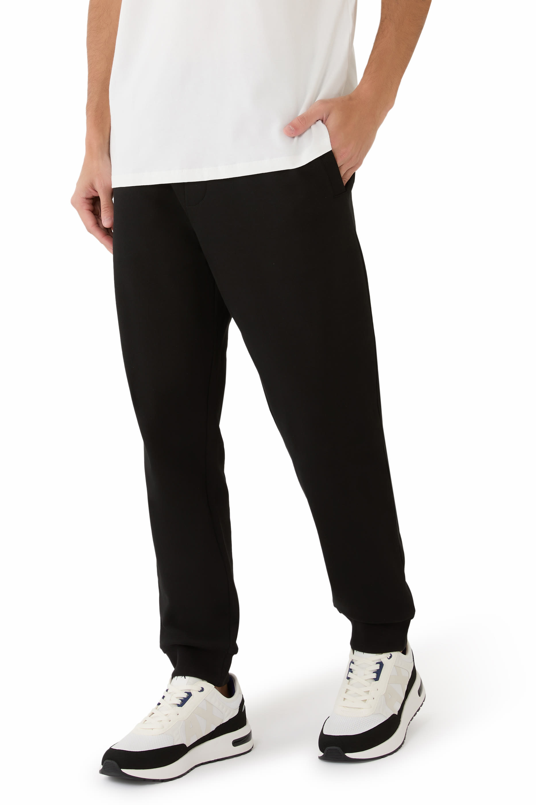  Lace Up 3D AX Logo Sneakers