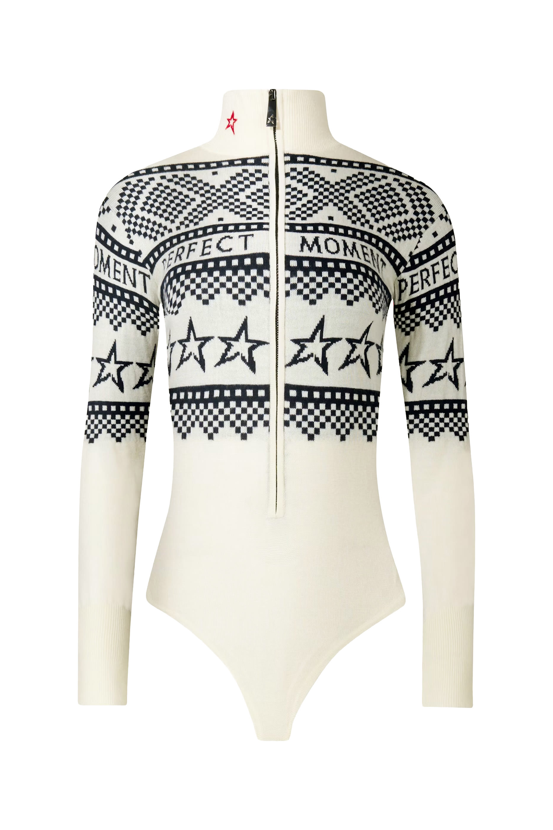 Intarsia-Knit Merino Wool Bodysuit