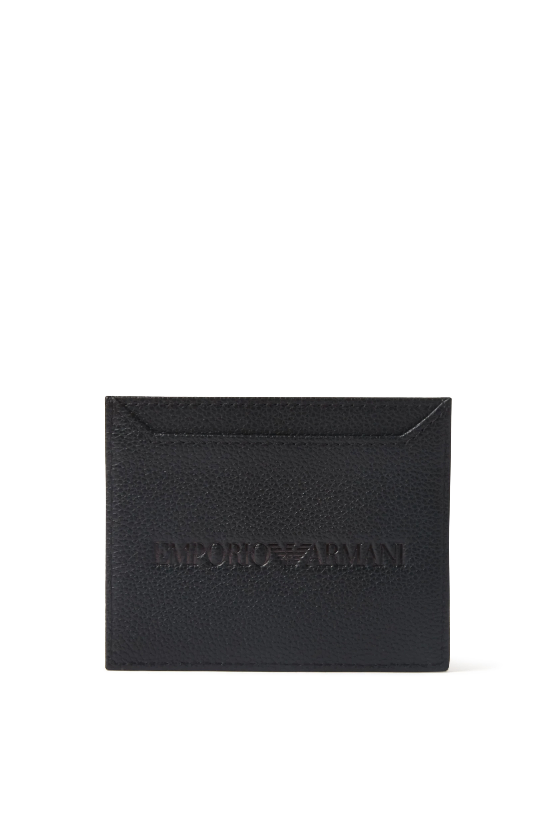 Tumbled Leather Card Holder