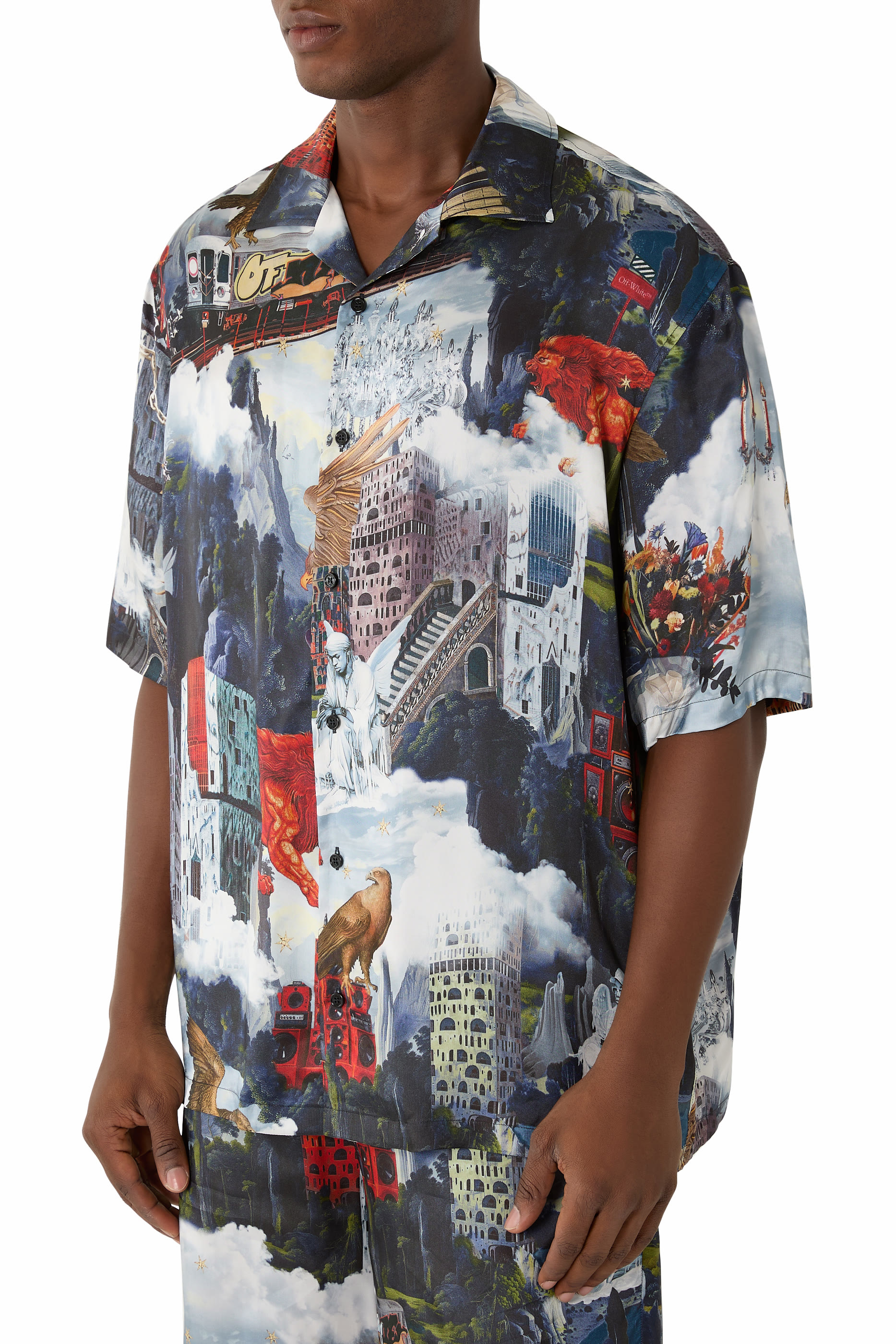 World Paint Viscose Bowling Shirt