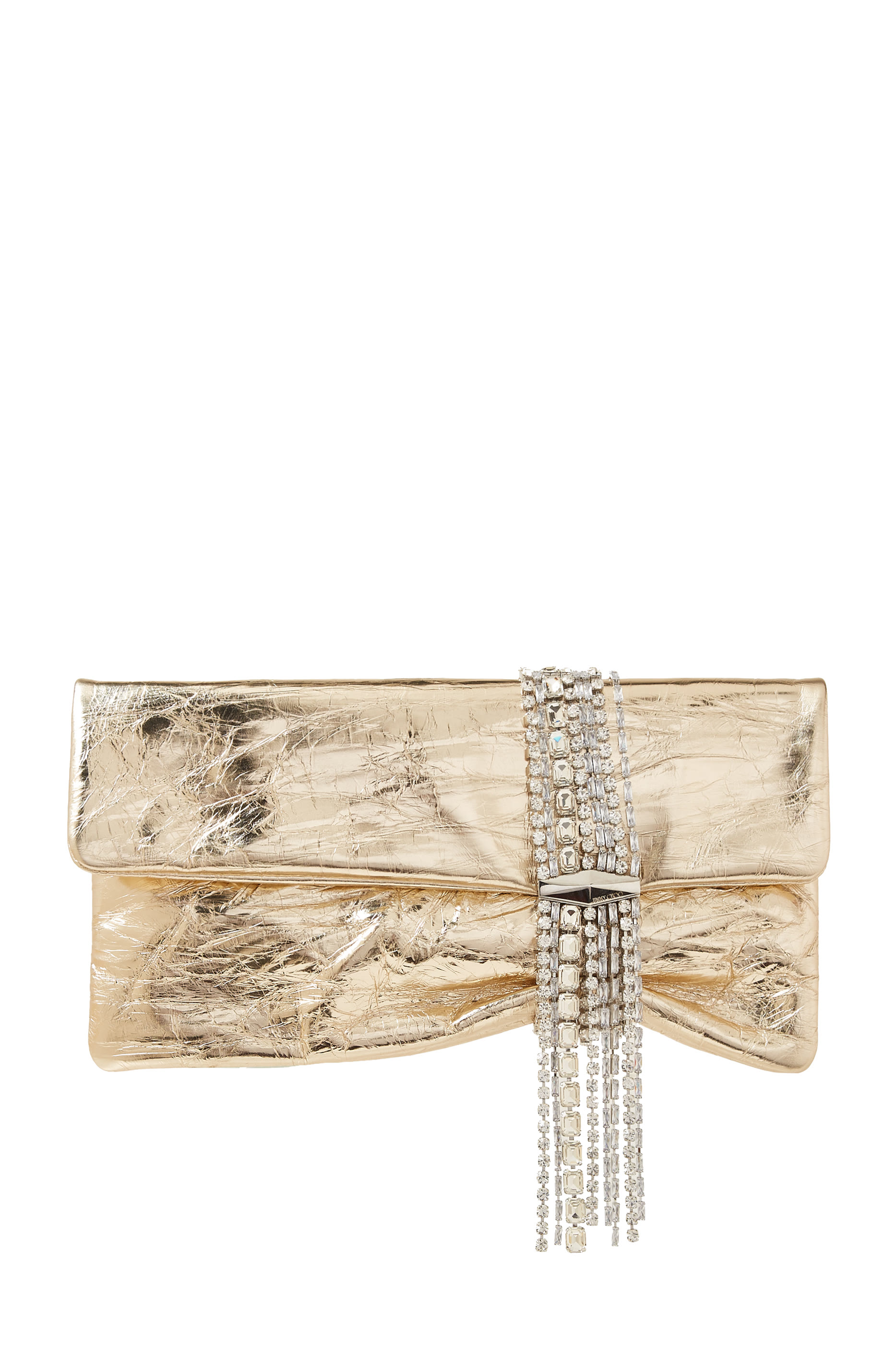 Zandra Crystal-Embellished Clutch Bag