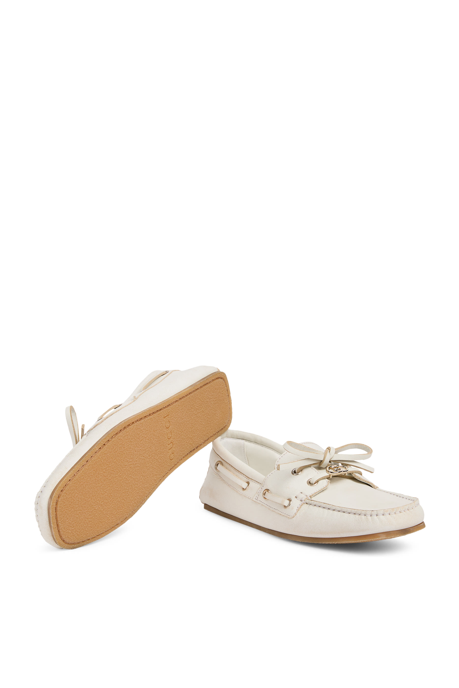 Interlocking G Detail Boat Shoes