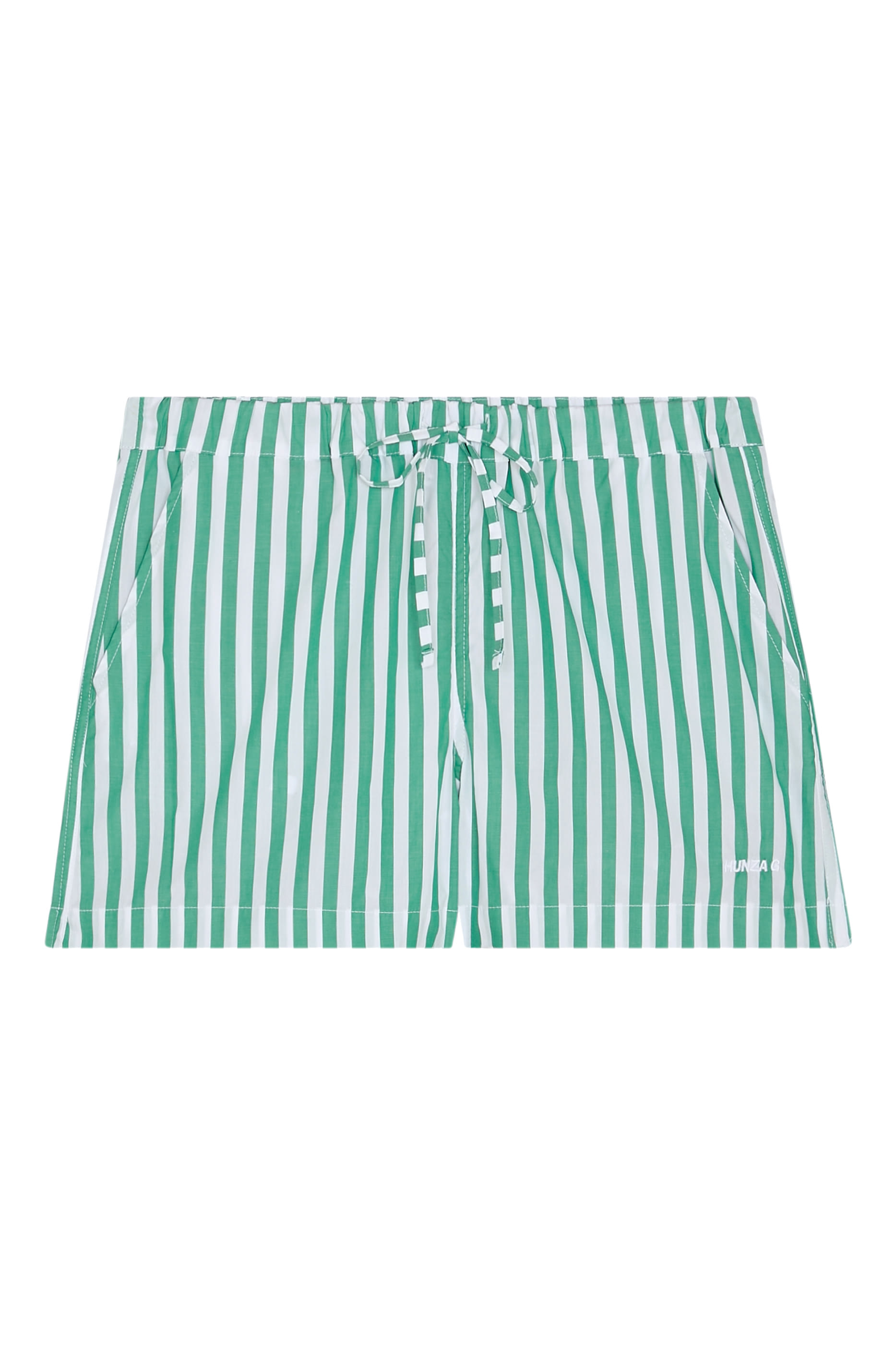 Cabana Stripe Embroidered Shorts