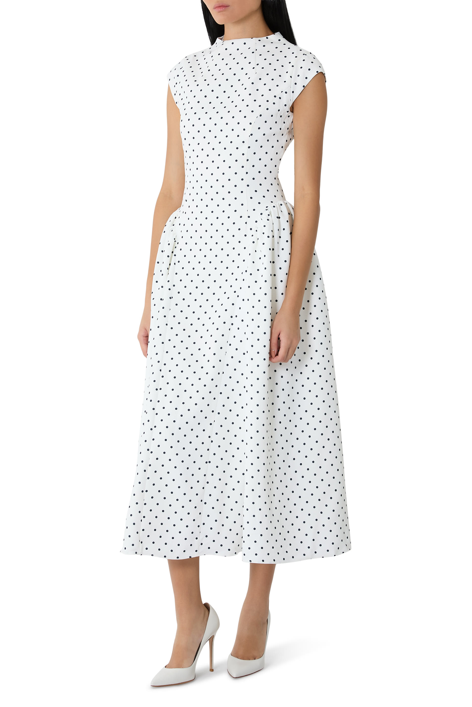 Cap Sleeve Midi Dress