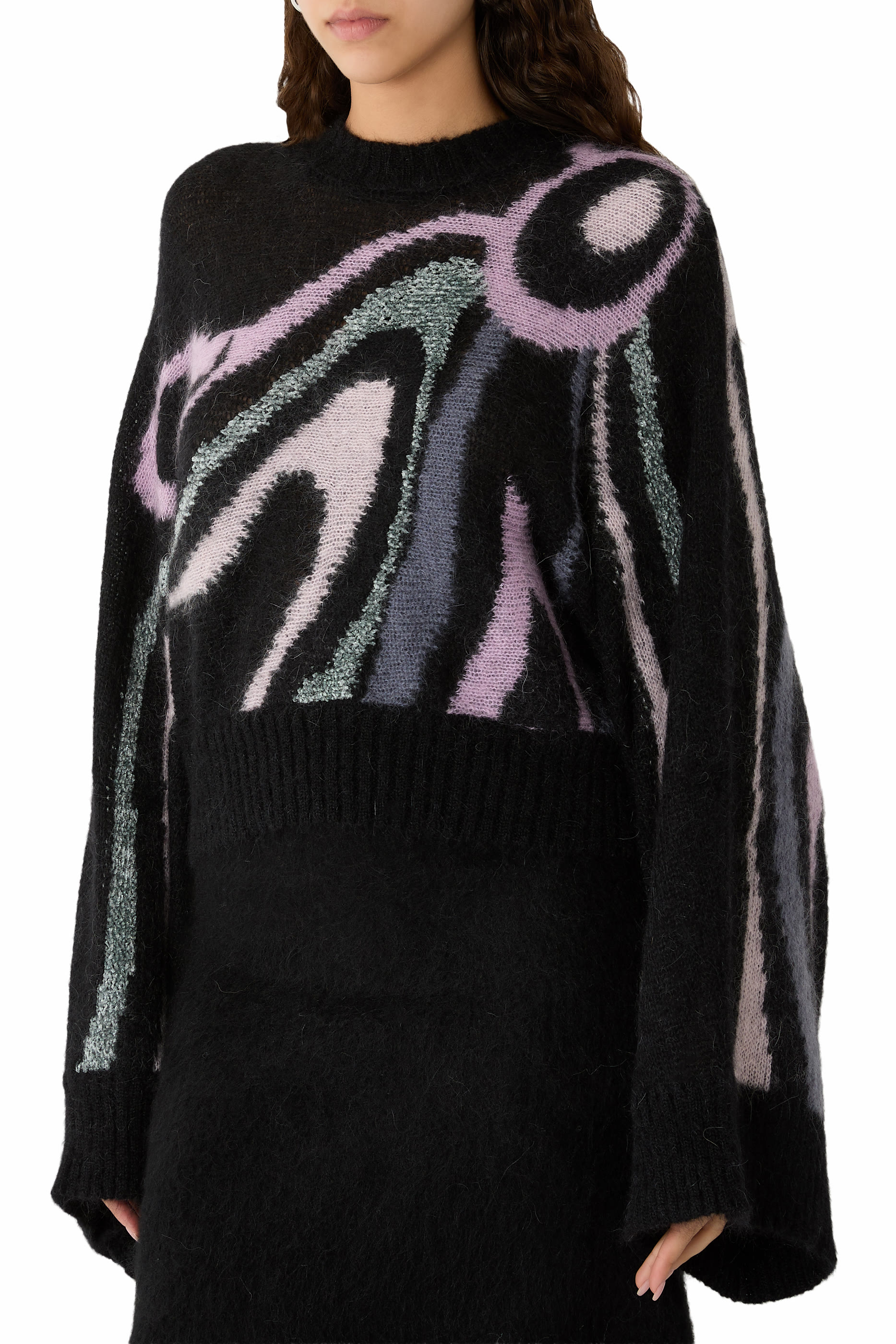  Geometric Pattern Sweater