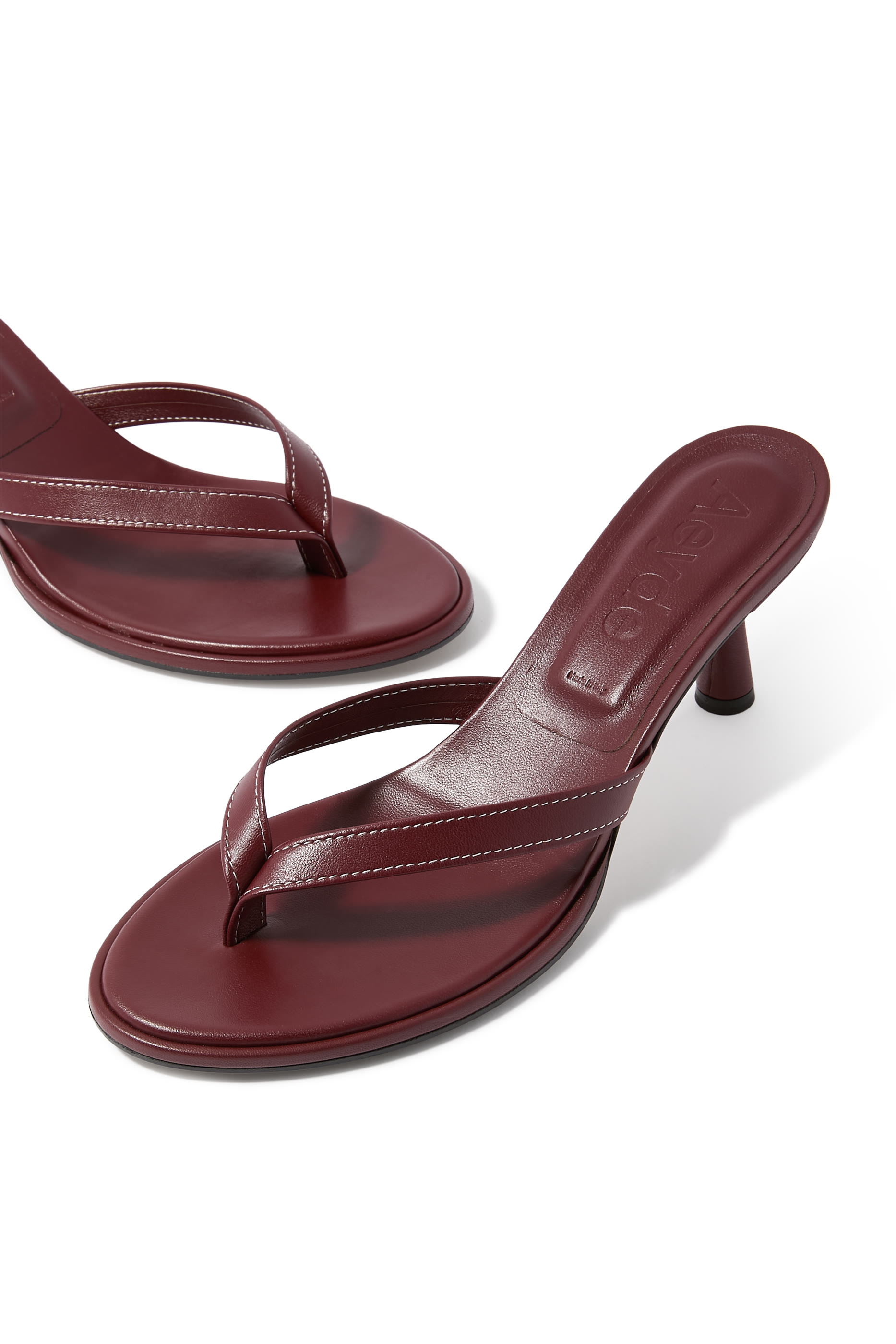 Daphne 65 Leather Thong Sandals