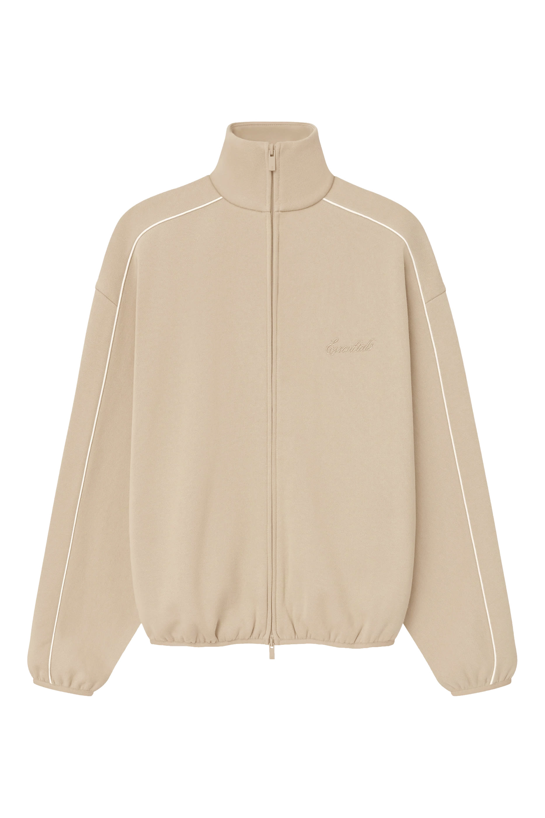  Modern Fleece Track Jacket With Piping