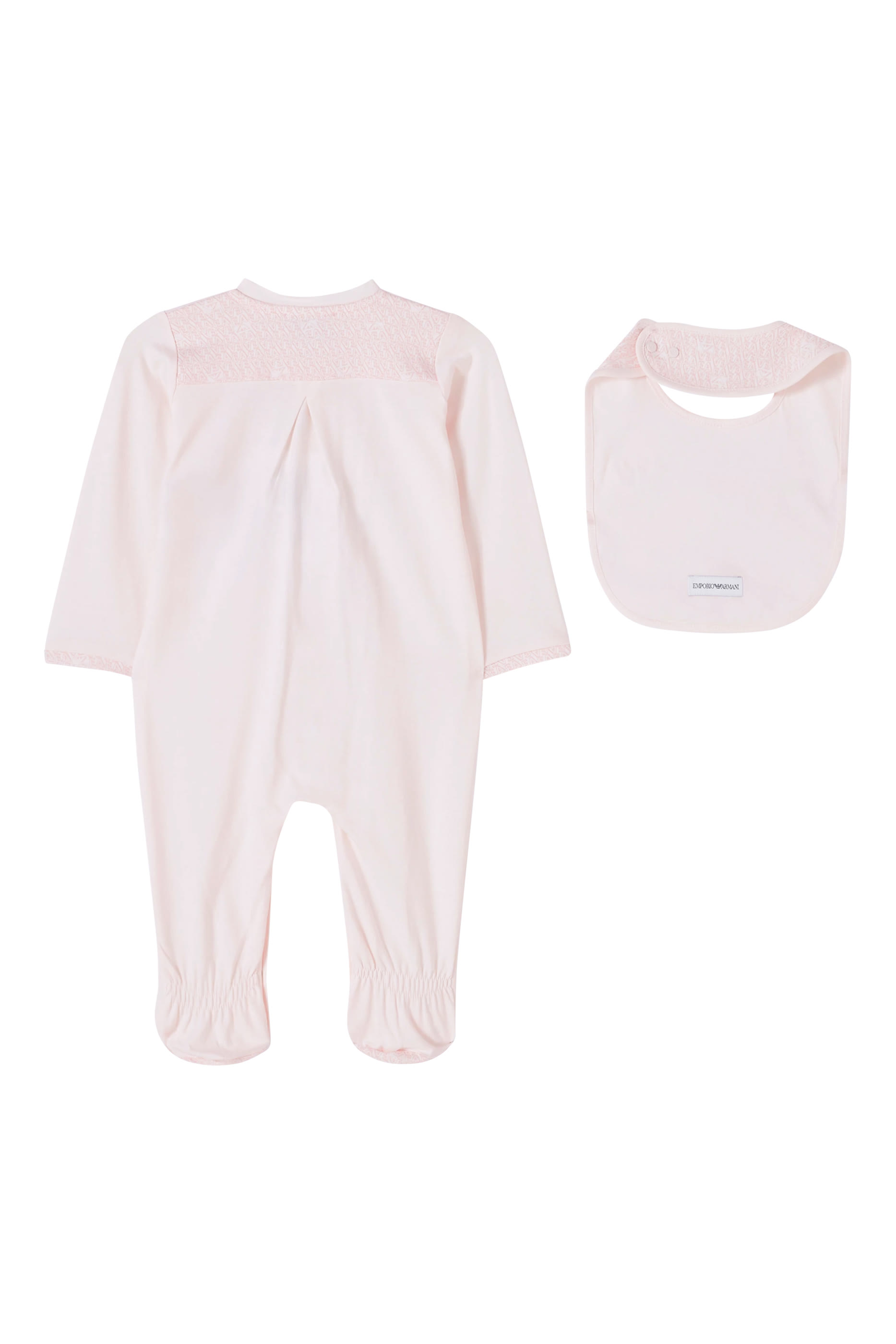 Kids Eagle Logo Sleepsuit and Bib Set