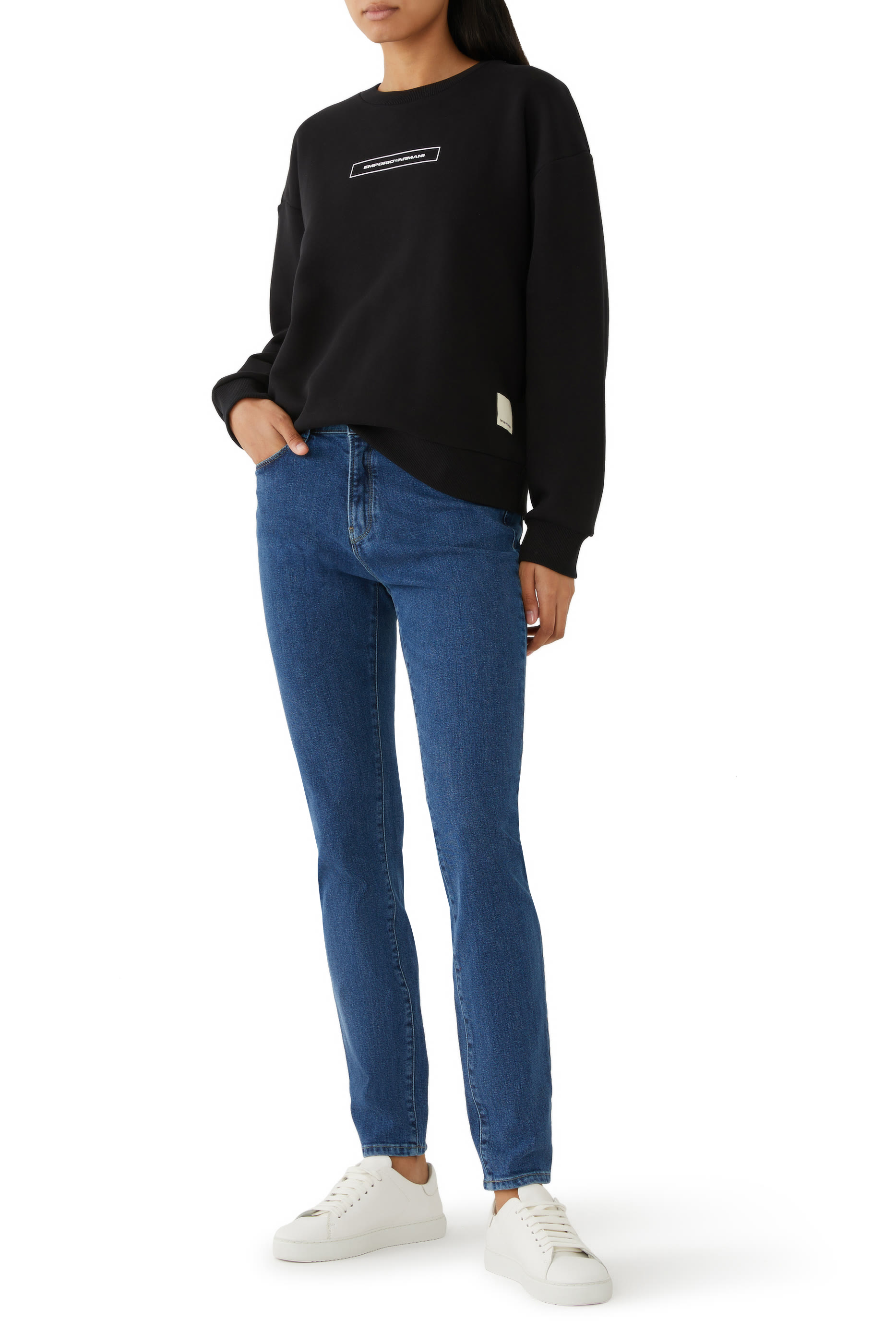 Denim Skinny Fit Stretch Pants