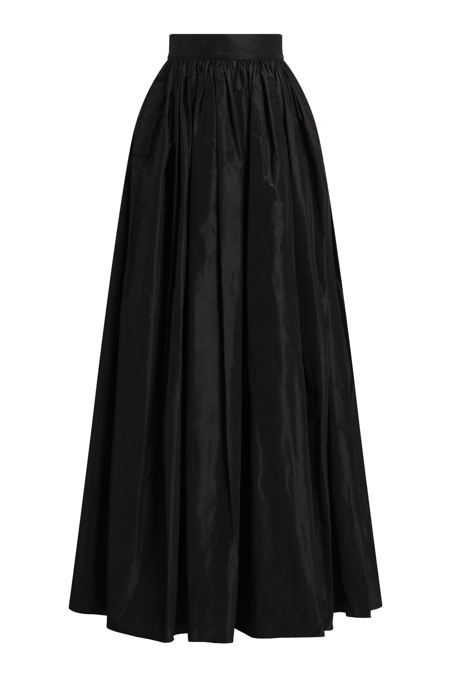 Long Taffeta Circle Skirt