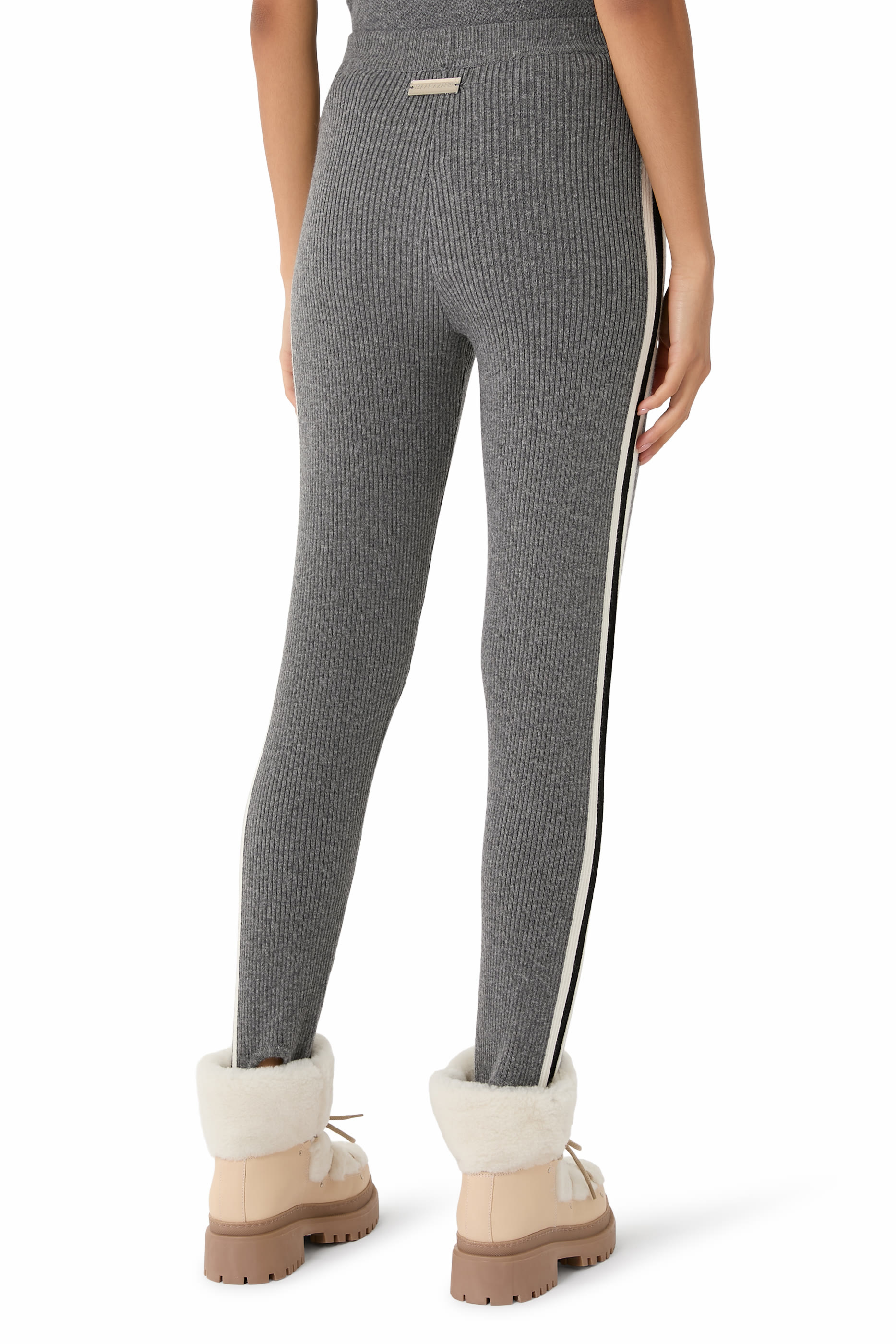  Side Stripe Detail Leggings