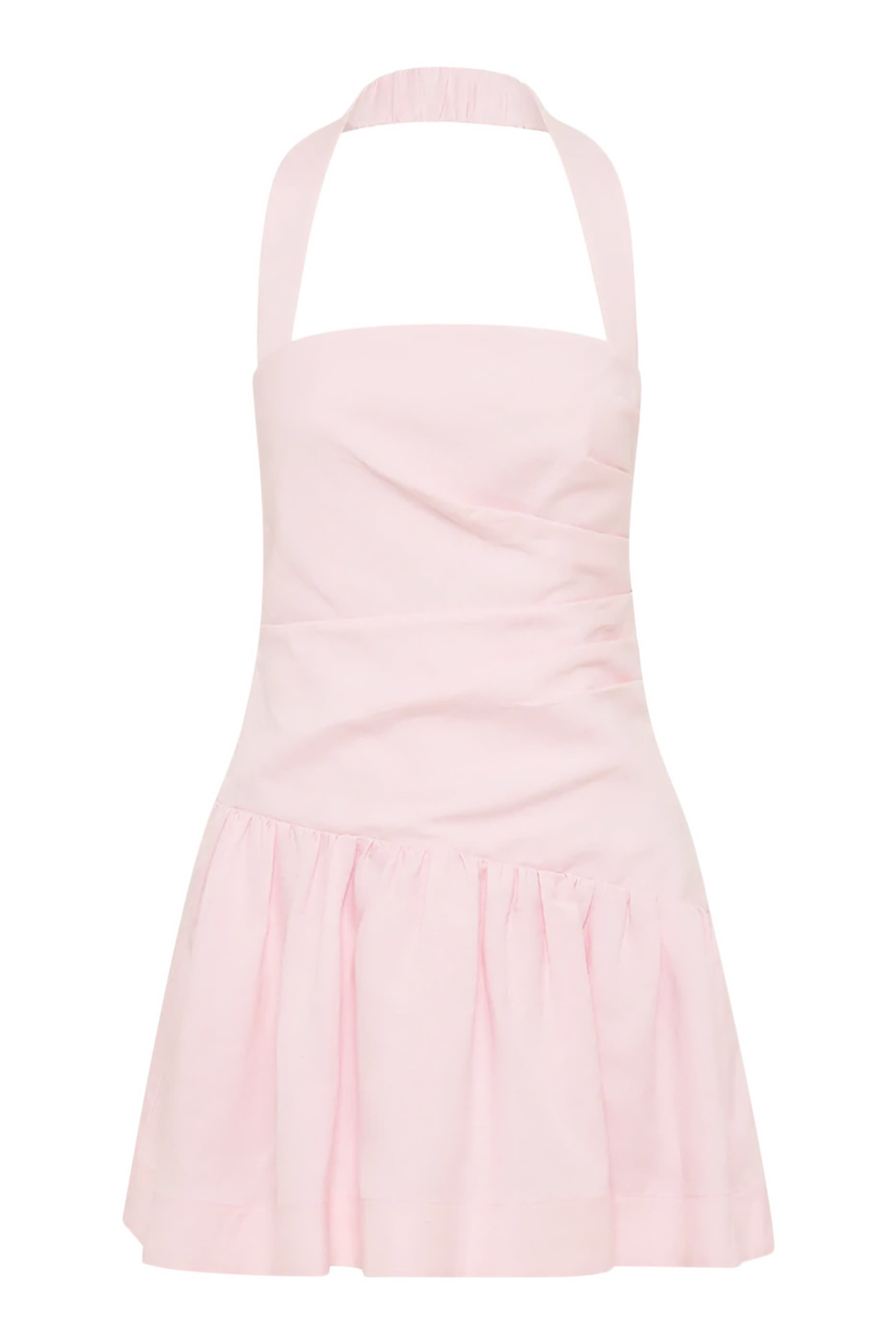 Gigi Halter Draped Mini Dress 