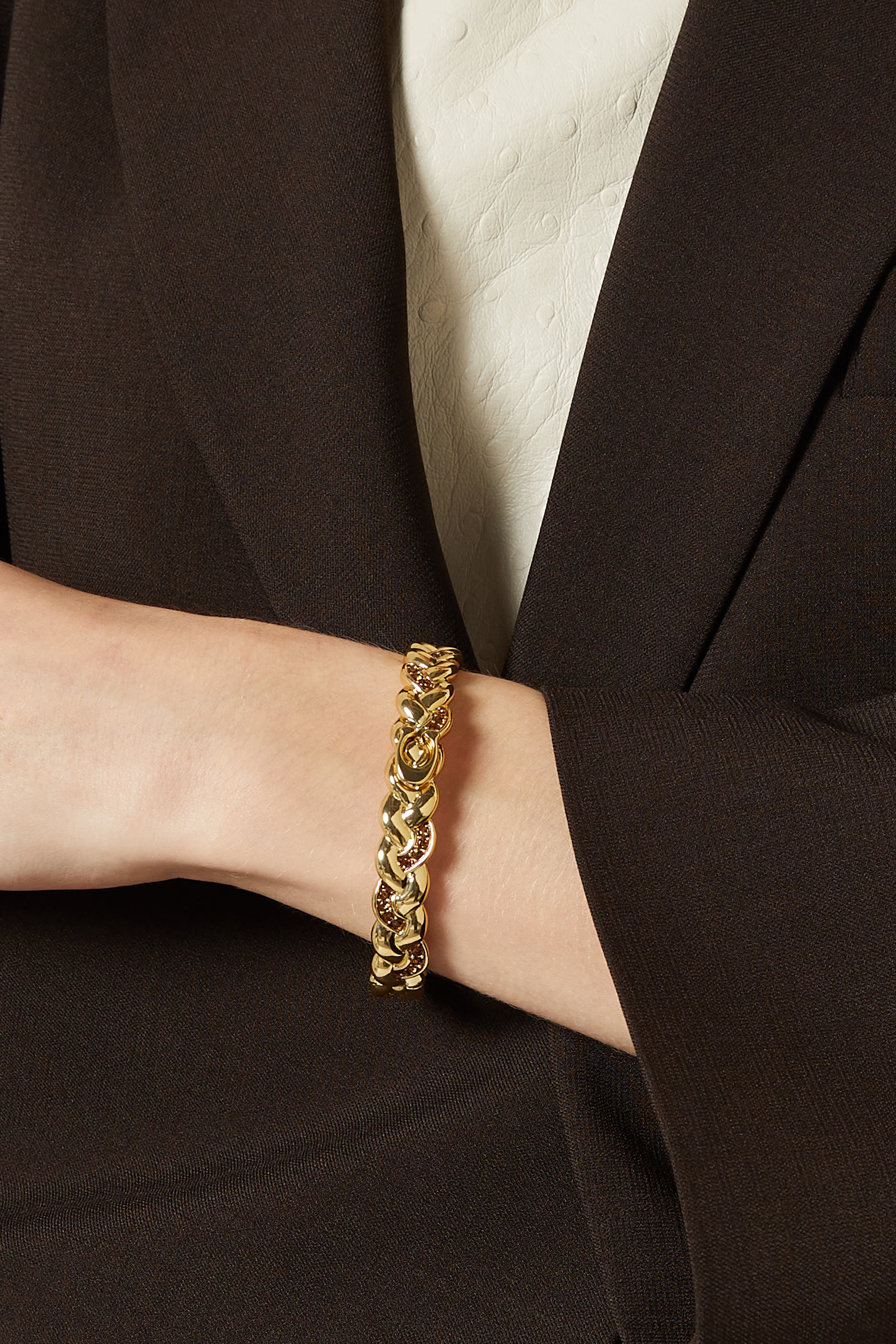 Braided Signature Hinged Bangle