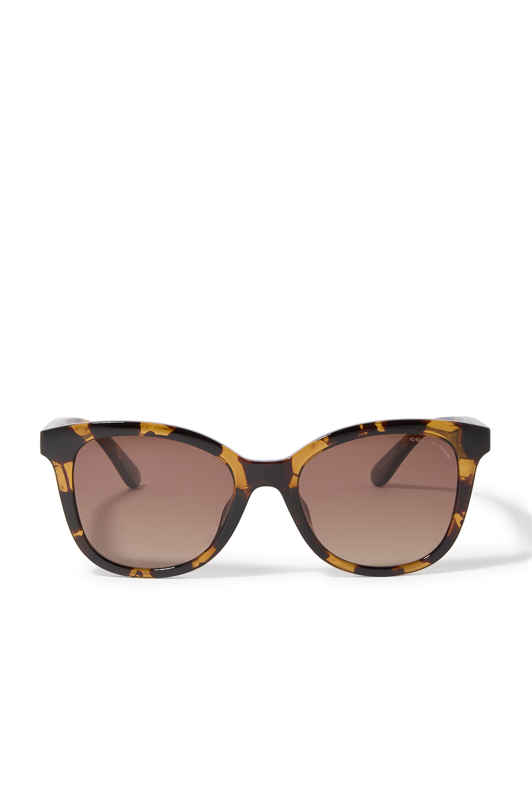 Quilted Tabby Round Sunglasses