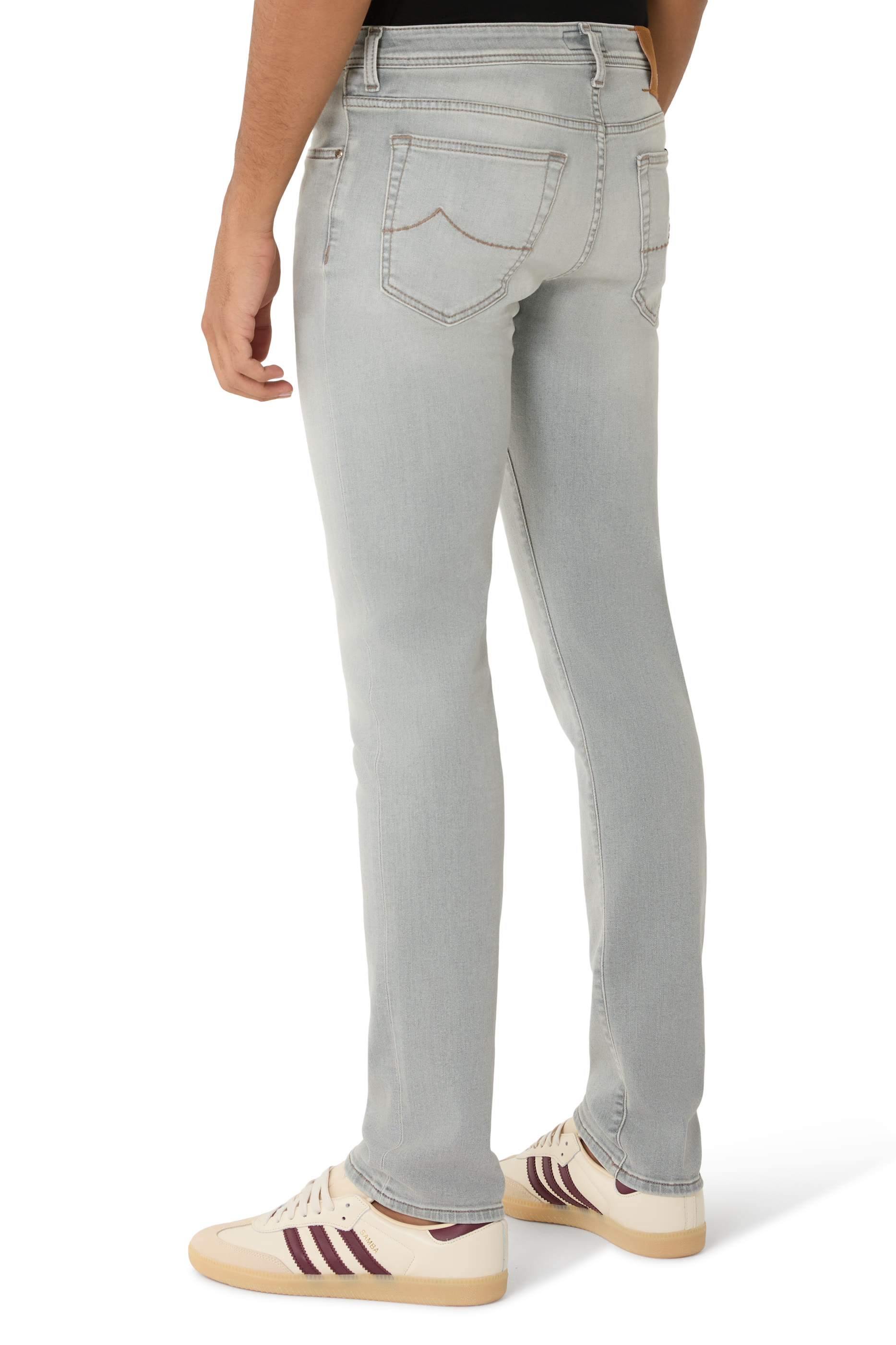 5-Pocket Straight-Leg Jeans