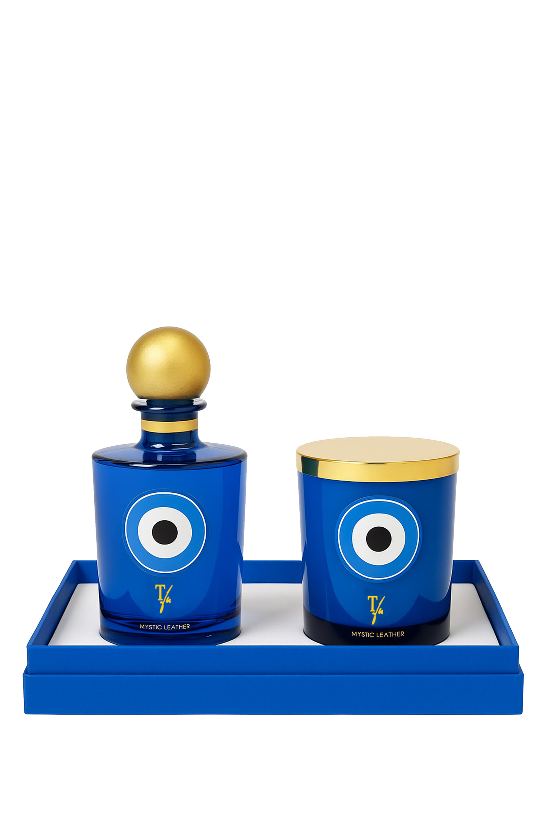 Mystic Leather Scented Candle Gift Box