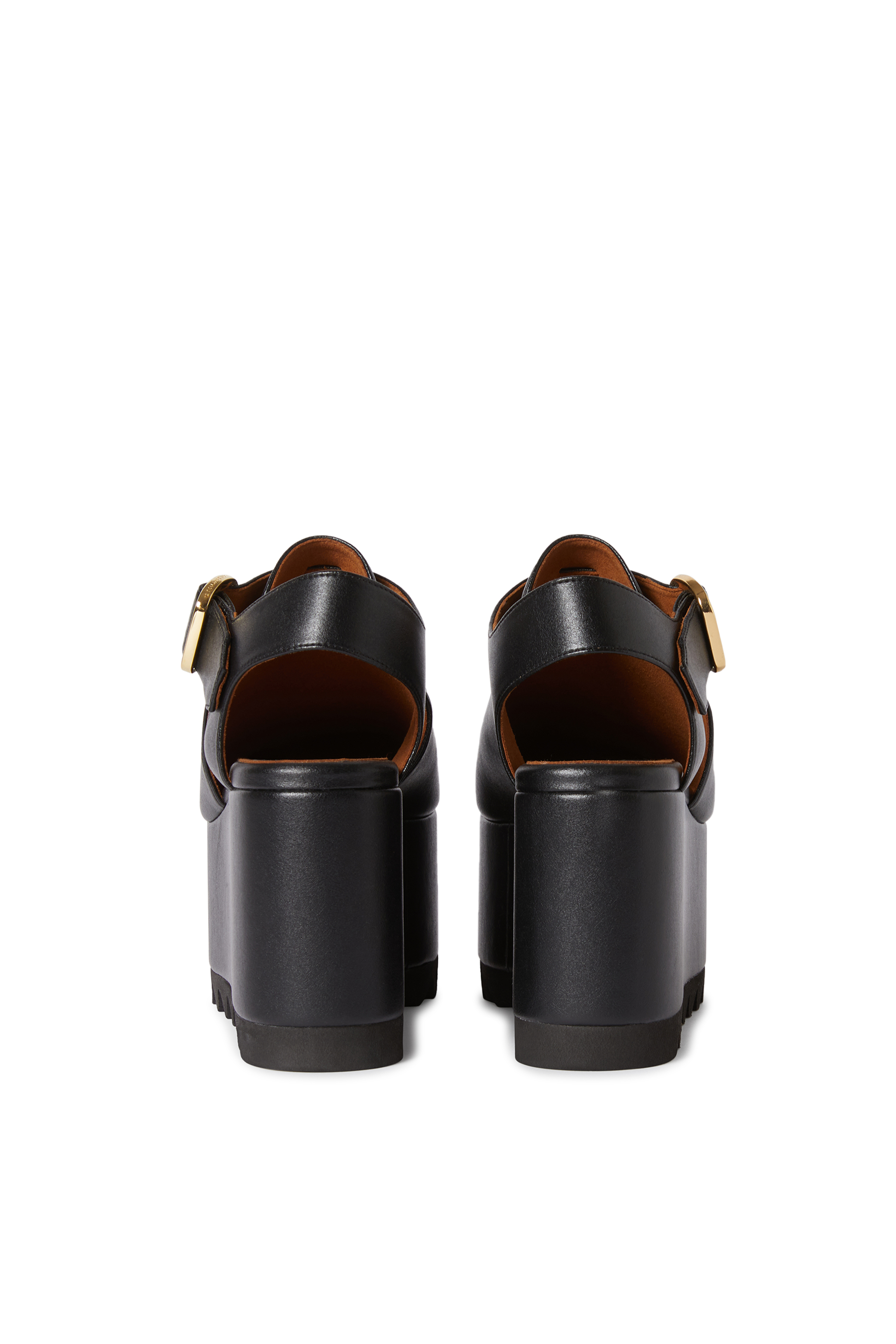 Elyse 90 Closed-Toe T-Bar Platform Sandals 