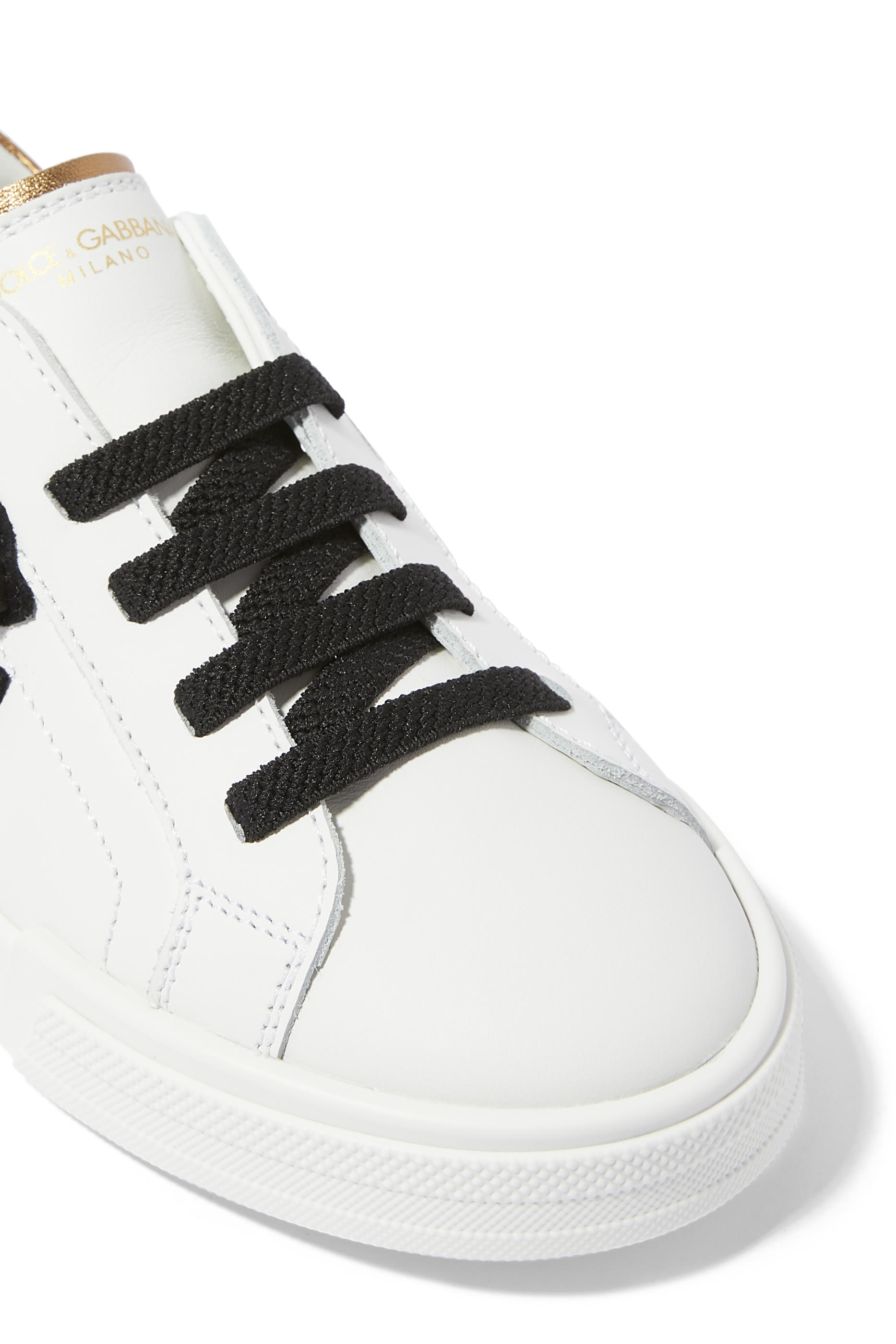 Kids Portofino Leather Sneakers