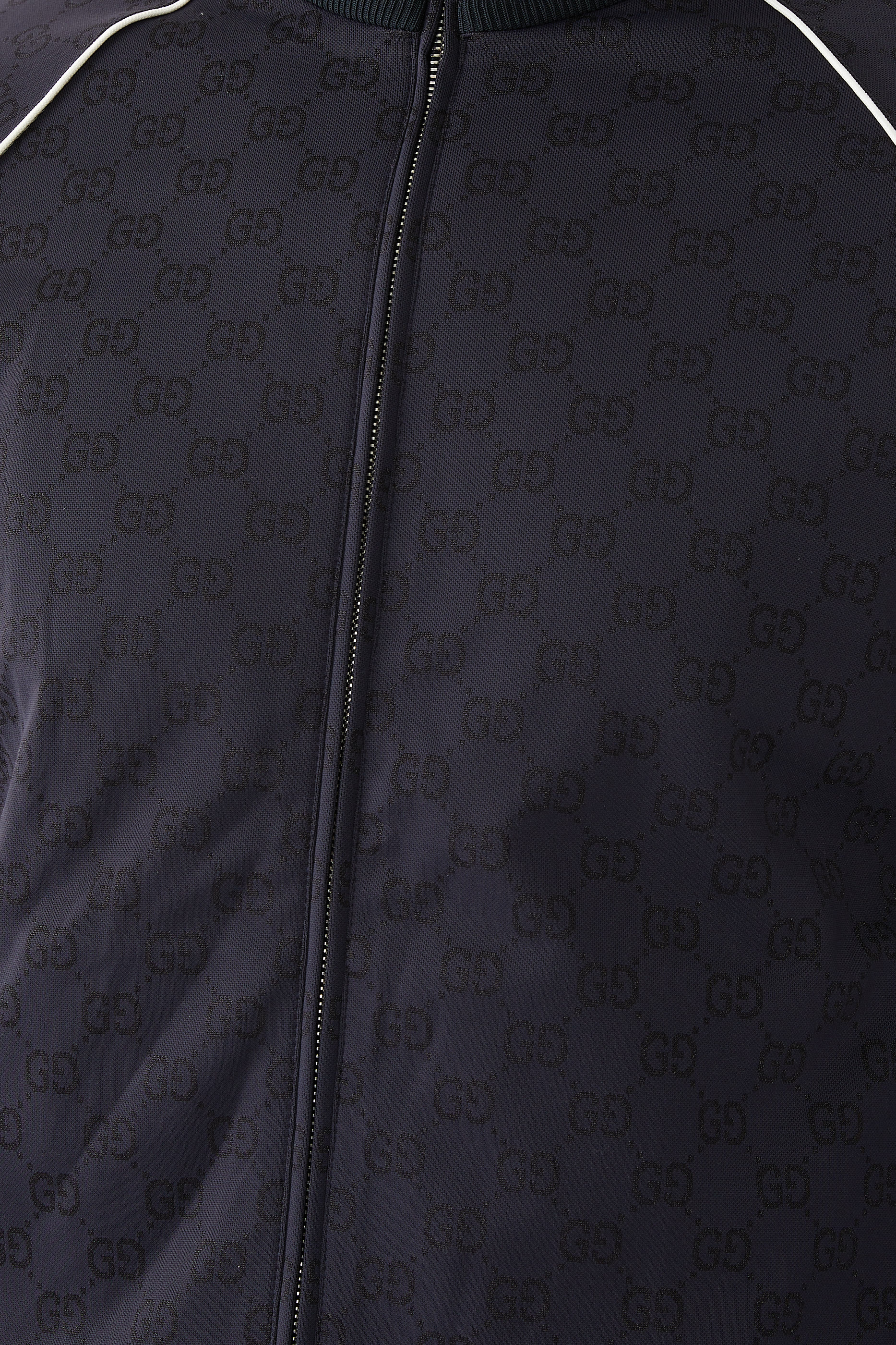 GG Nylon and Jersey Zip Jacket