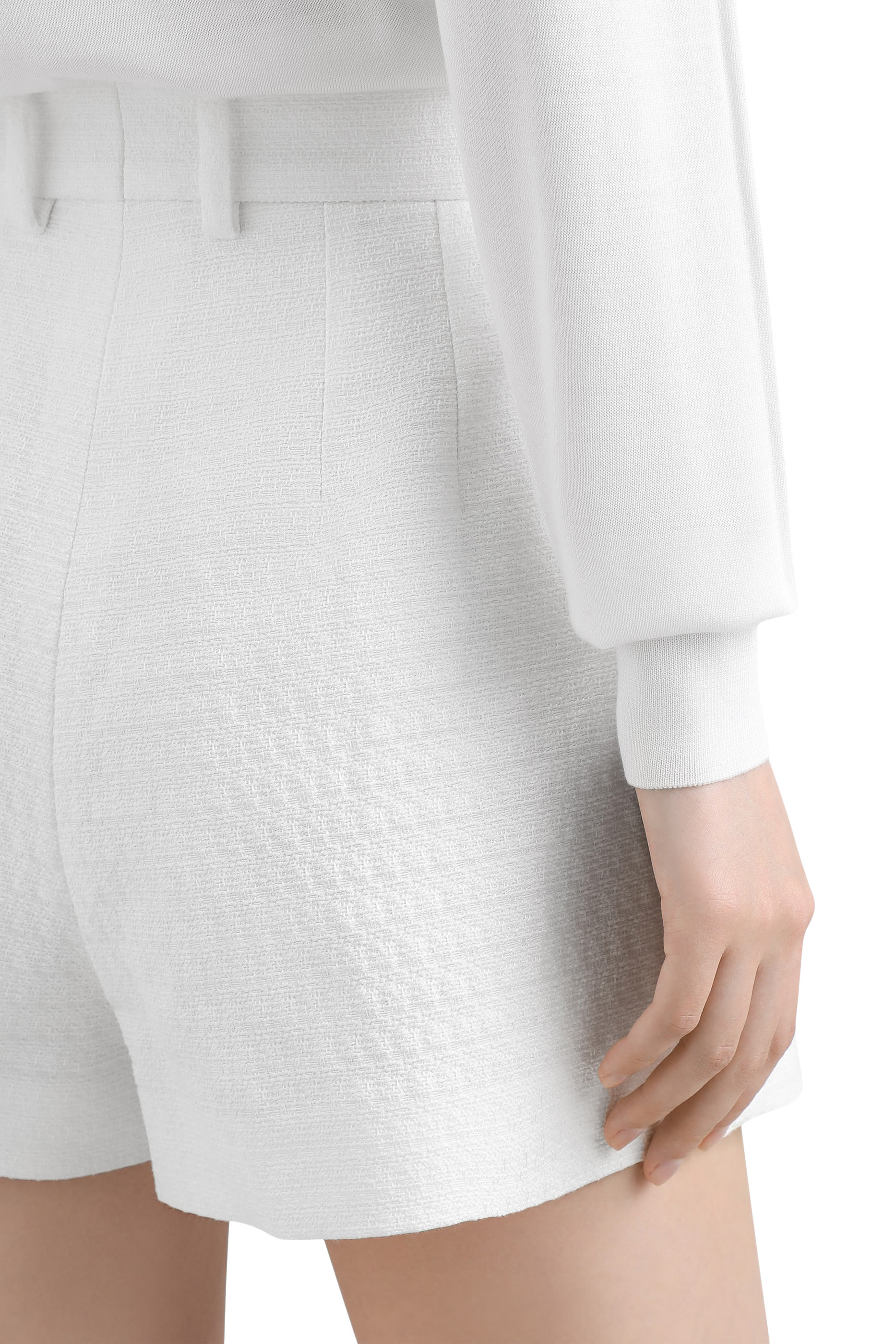 Logo-Jacquard High-Waisted Shorts