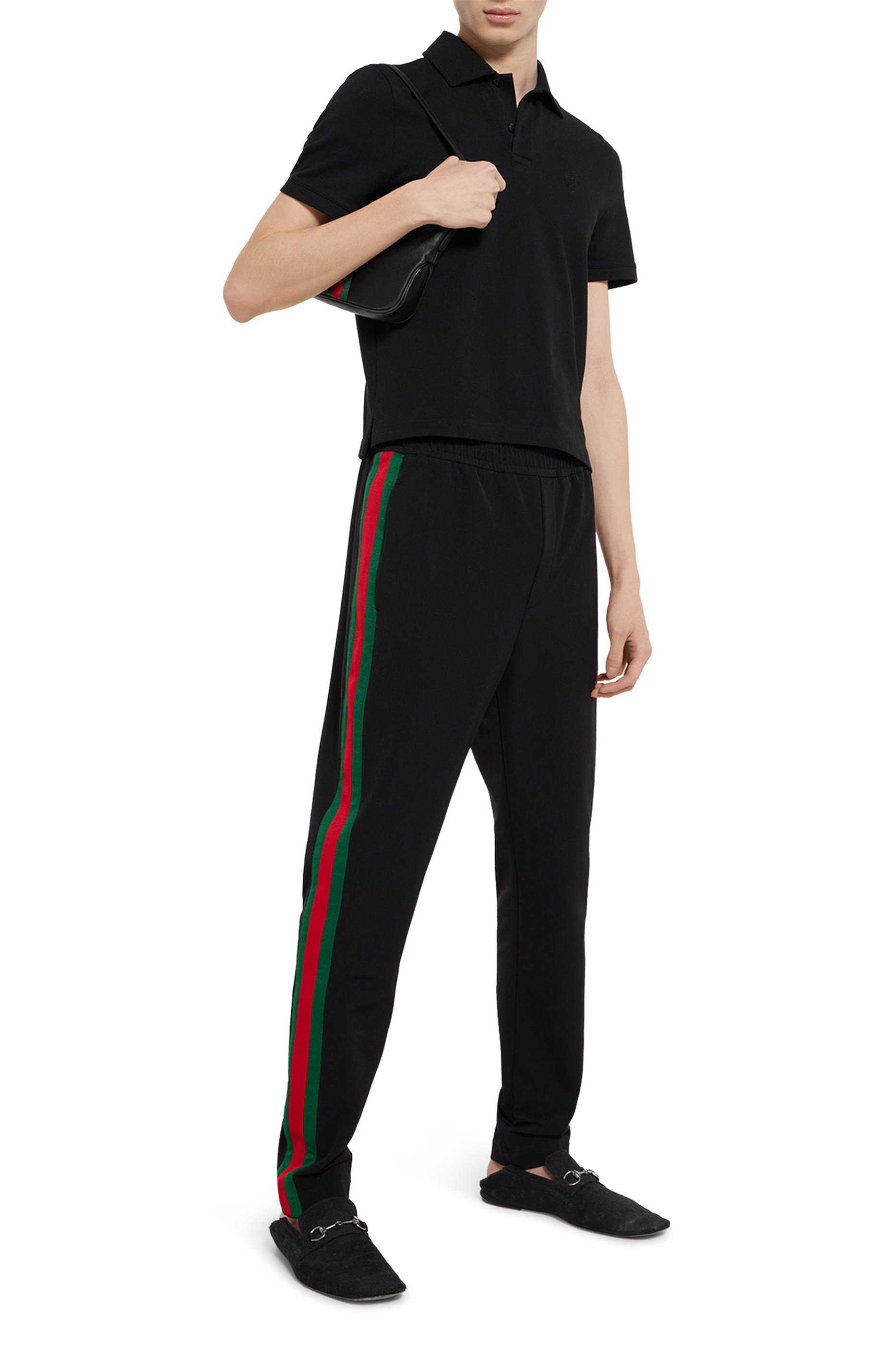 Cotton Piqu&eacute; Polo Shirt with Embroidery