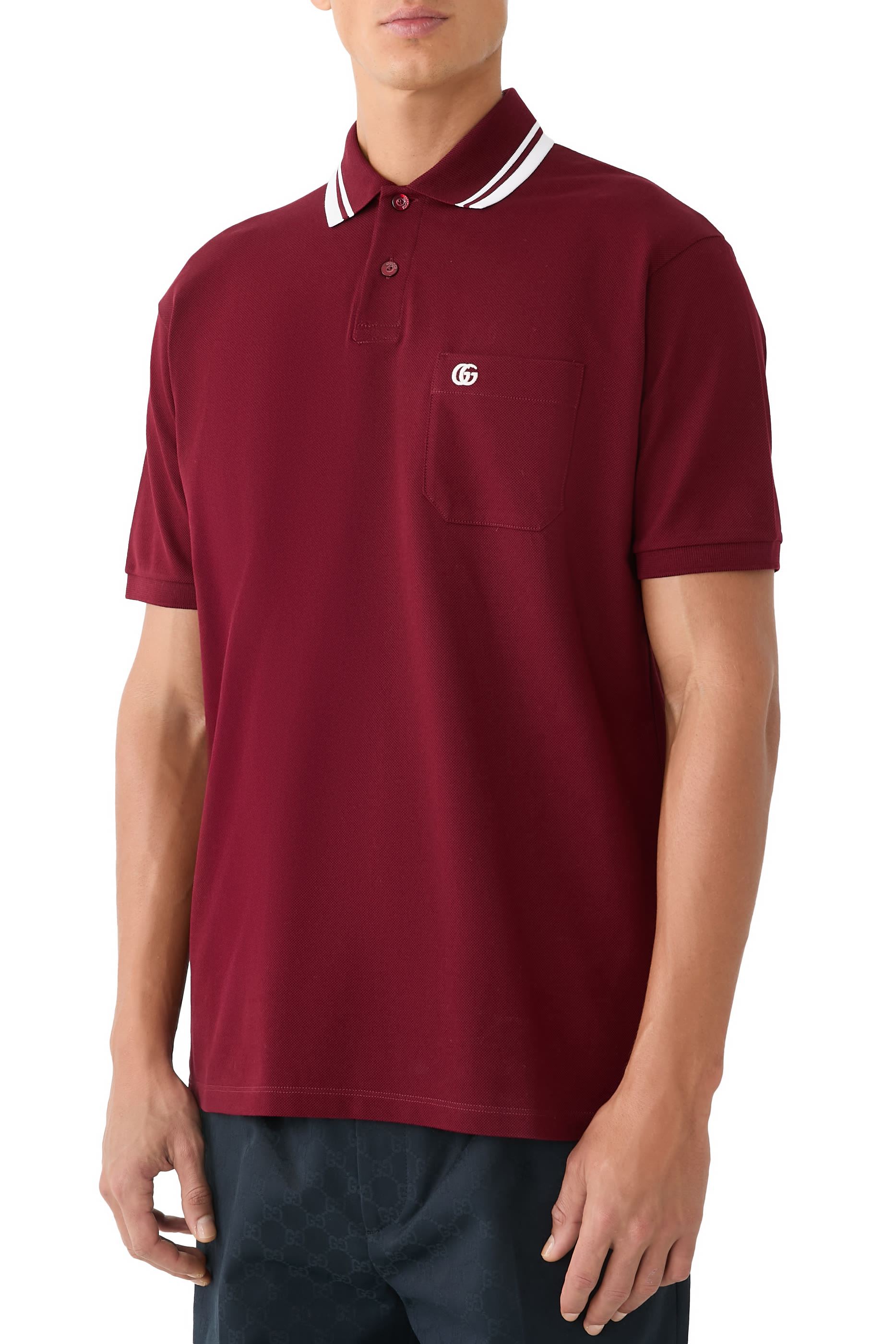 Cotton Piquet Polo Shirt.