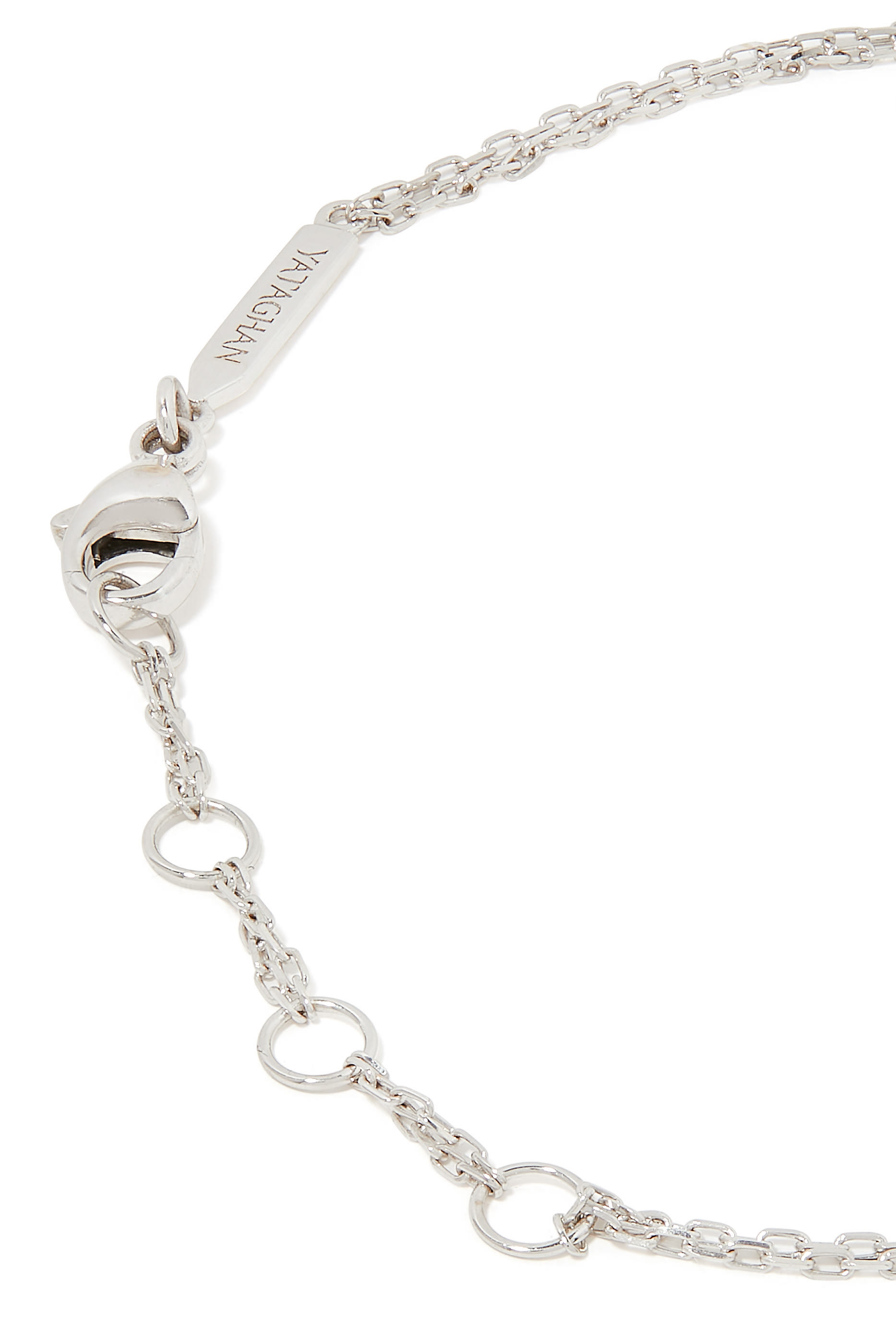 Ayat Al Kursi Small Bracelet, 18k White Gold & Diamond