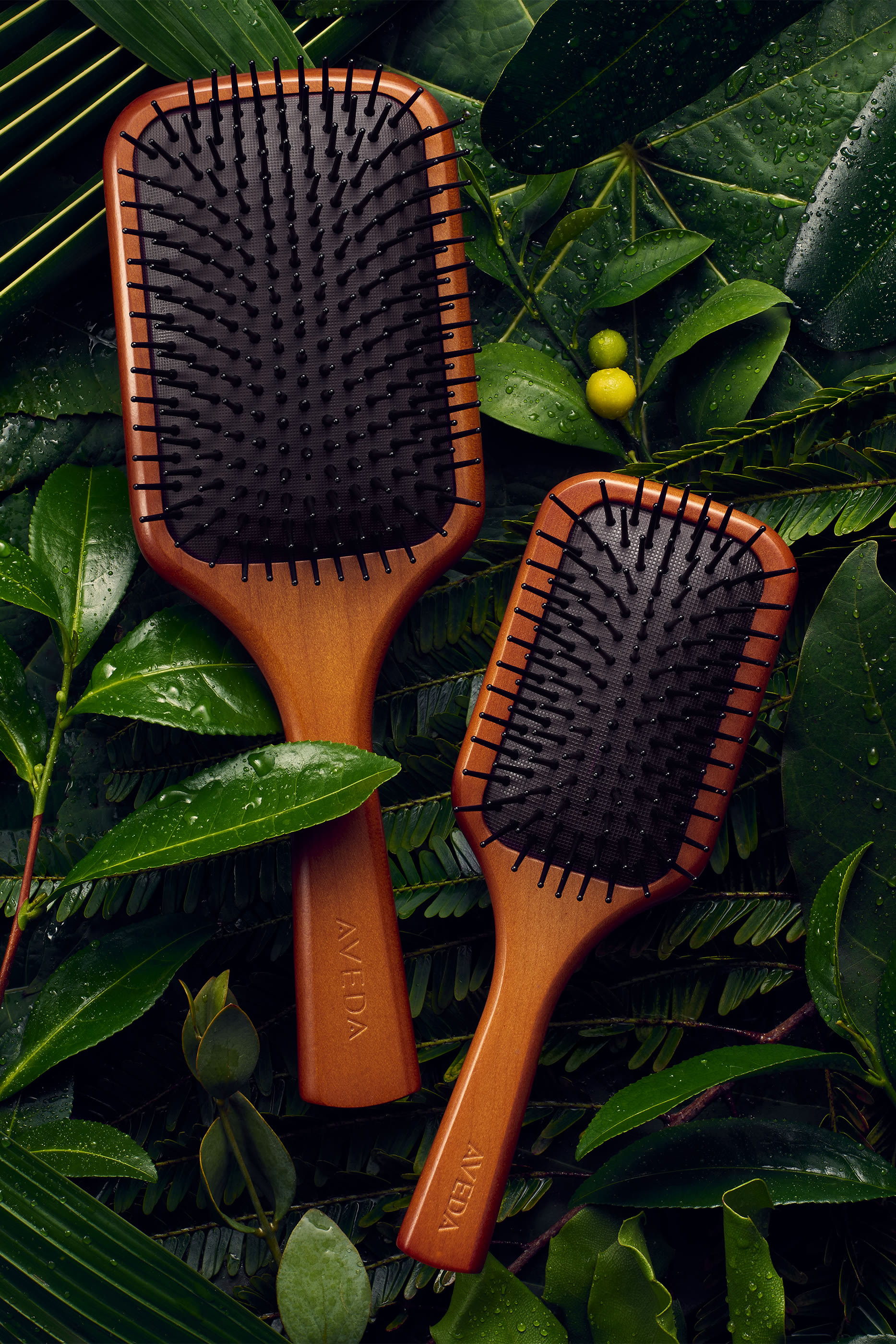 Wooden Paddle Brush