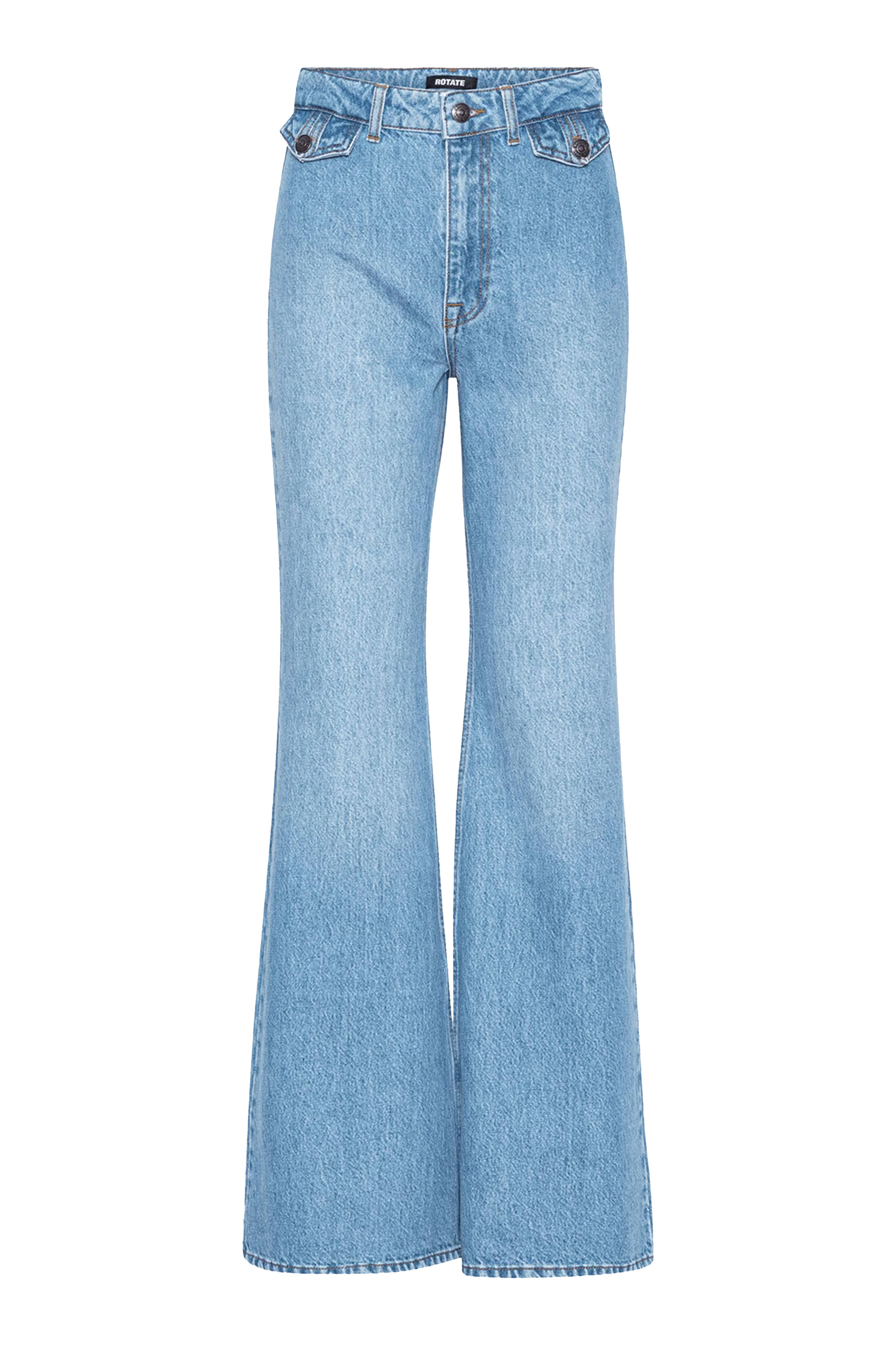 High-Waisted Flare Jeans
