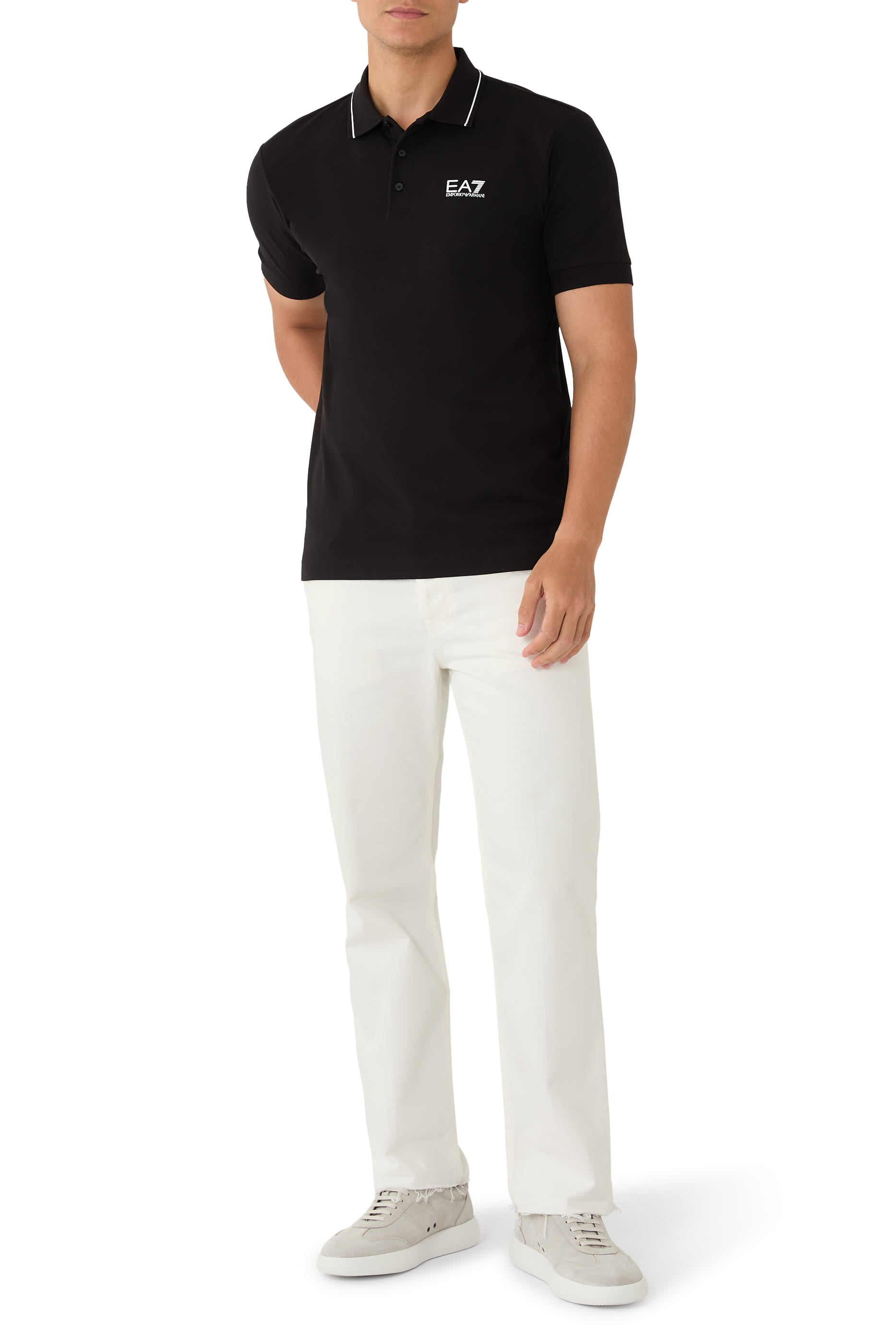 Core Identity Stretch-Cotton Piqu&eacute; Polo Shirt