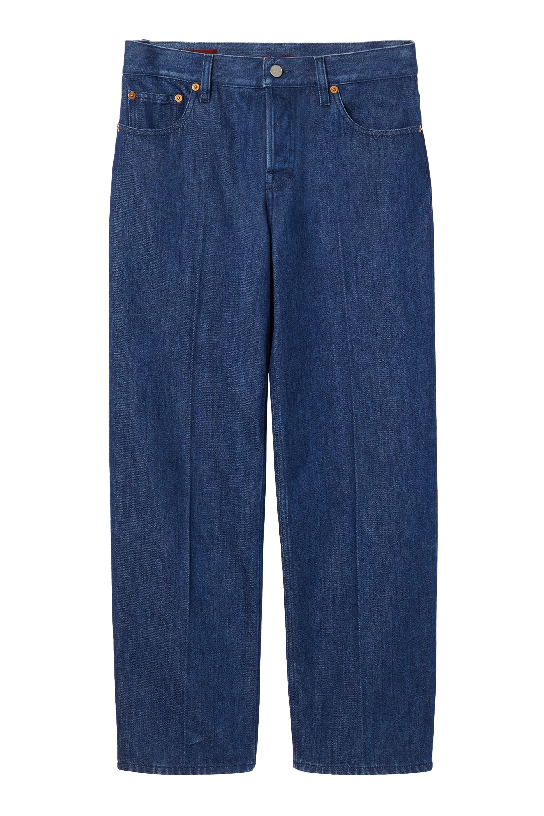 Logo Label Denim Pants