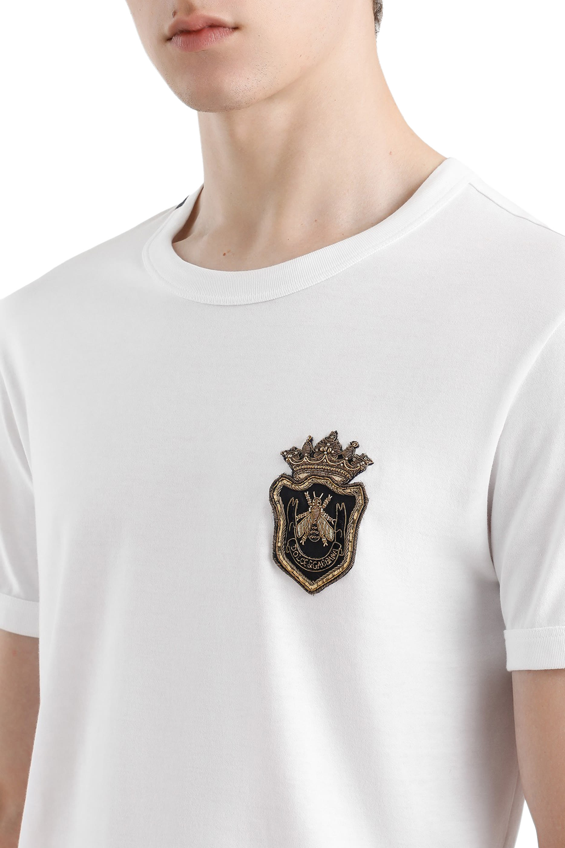 Heraldic Patch Cotton T-Shirt