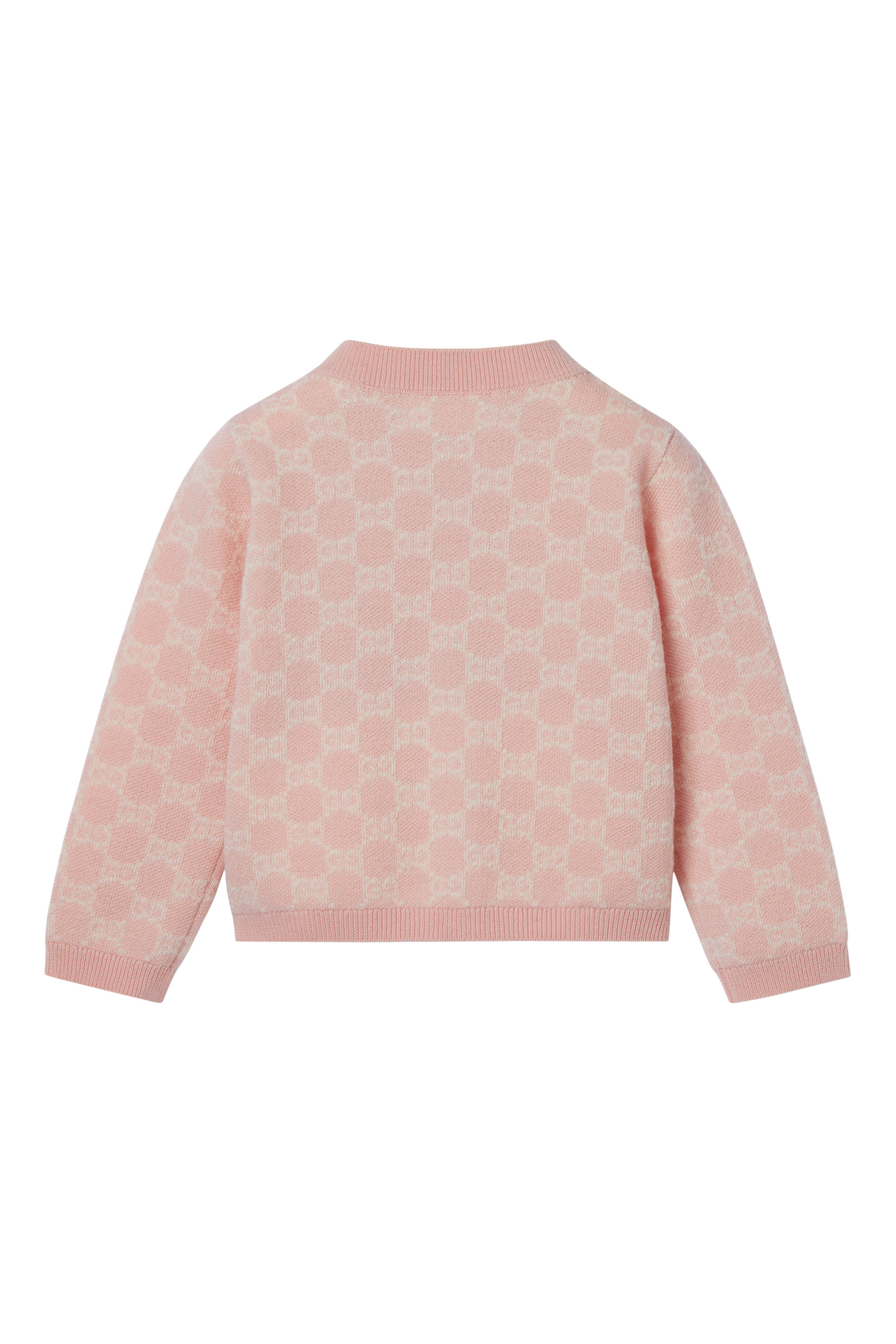 Kids GG Wool Jacquard Cardigan