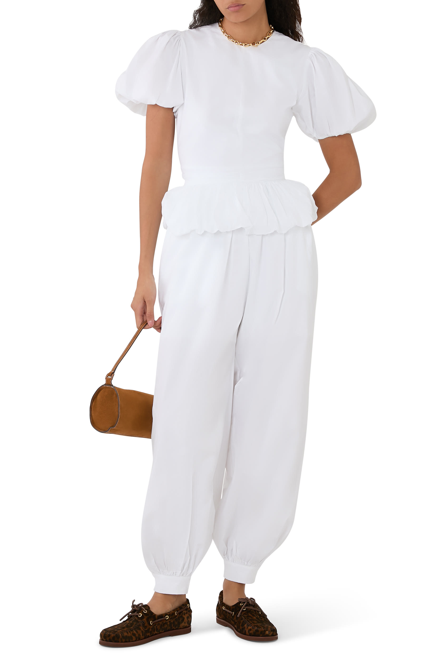 Balloon Pleated Pants 