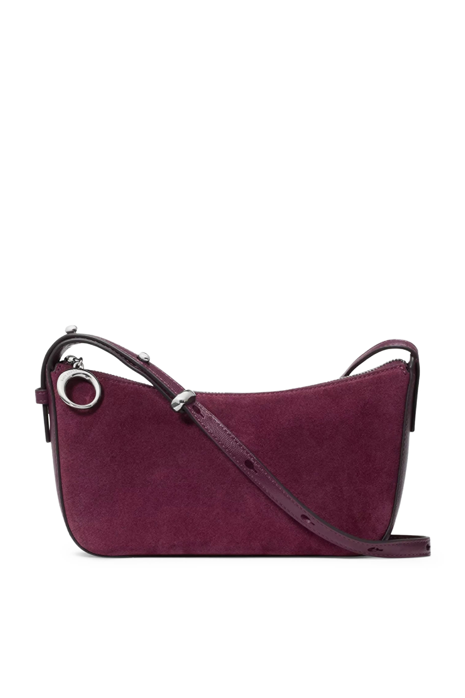  Halo Suede Crossbody Bag