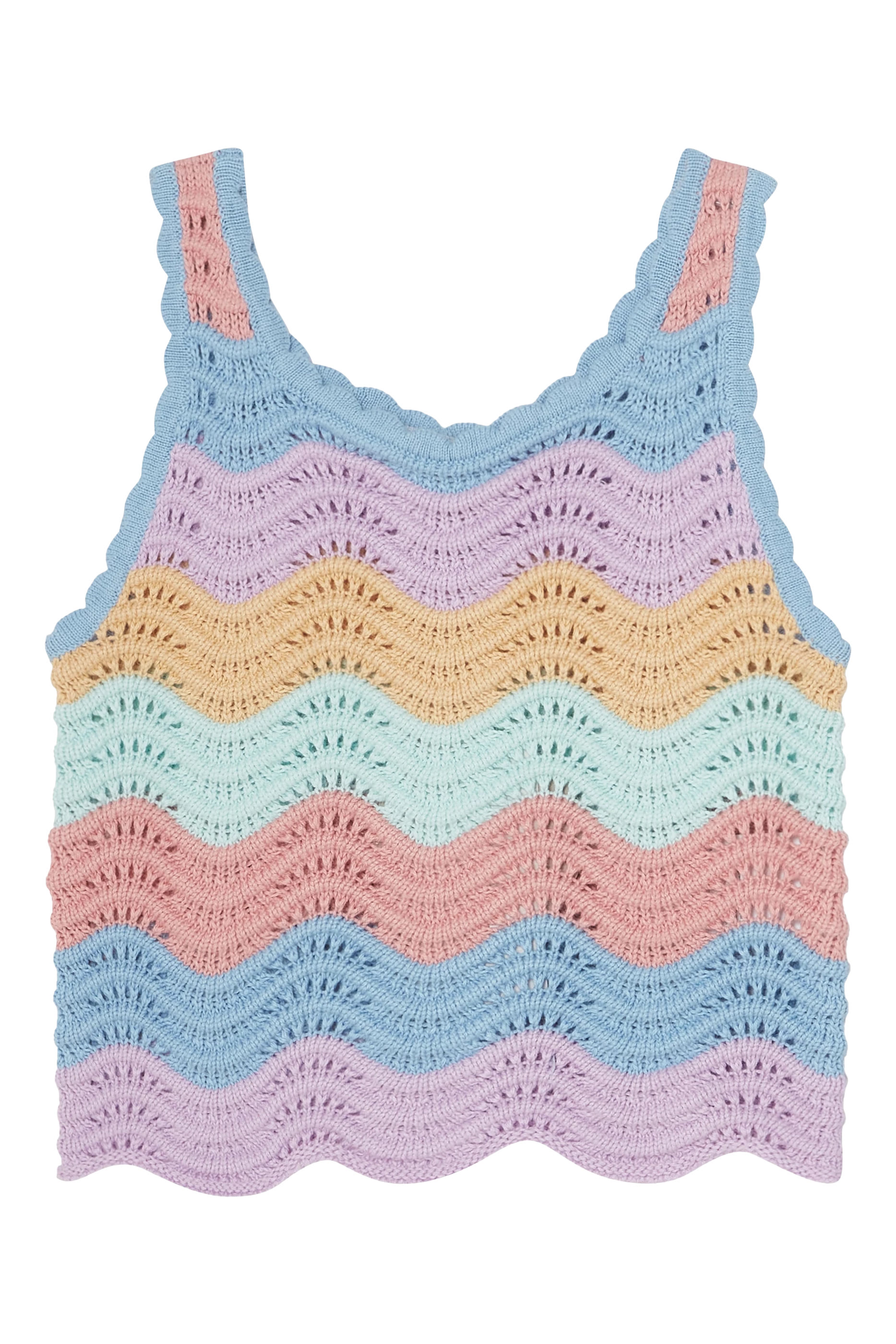 Kids Scallop-Hem Top