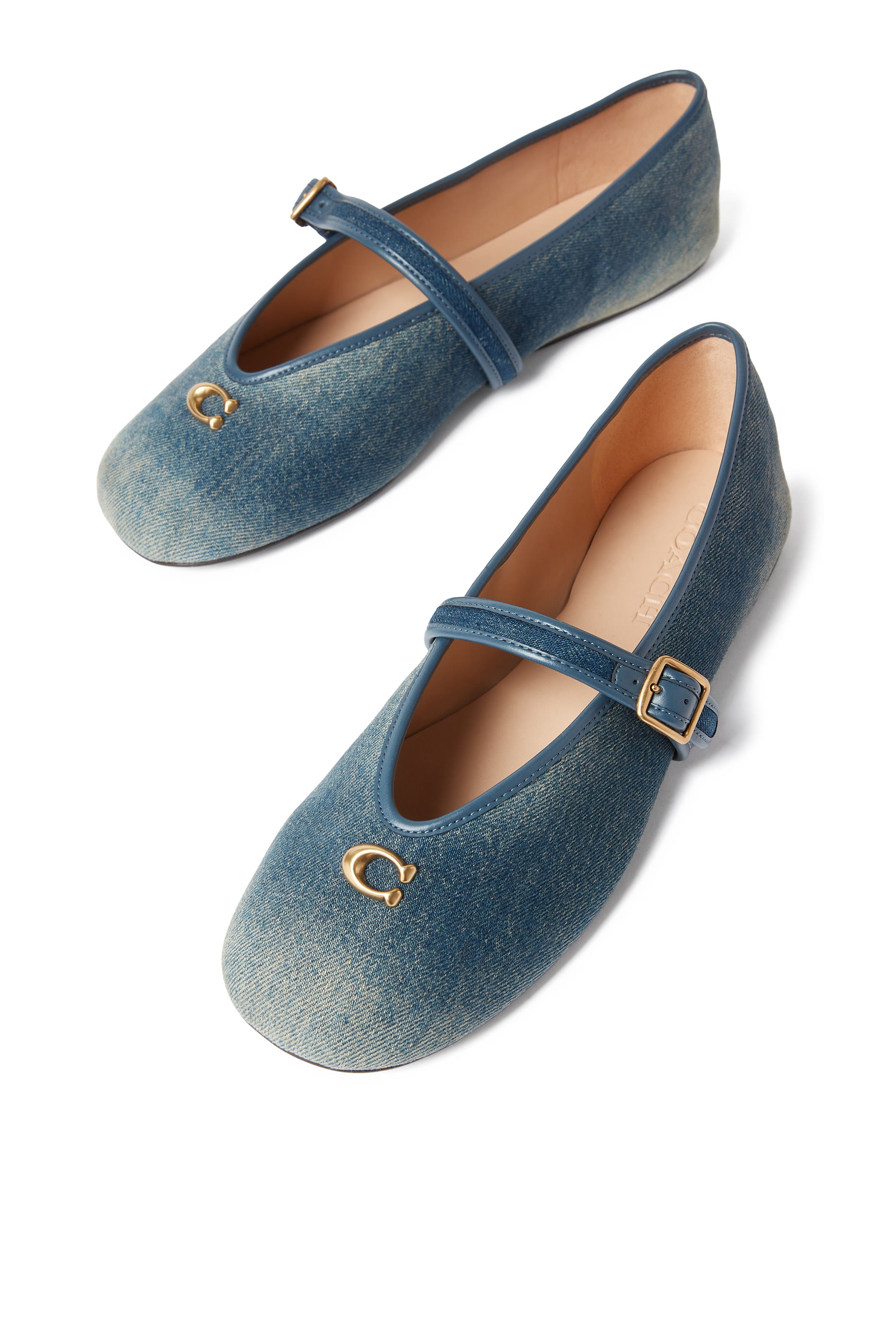  Sculpted Denim Ballets