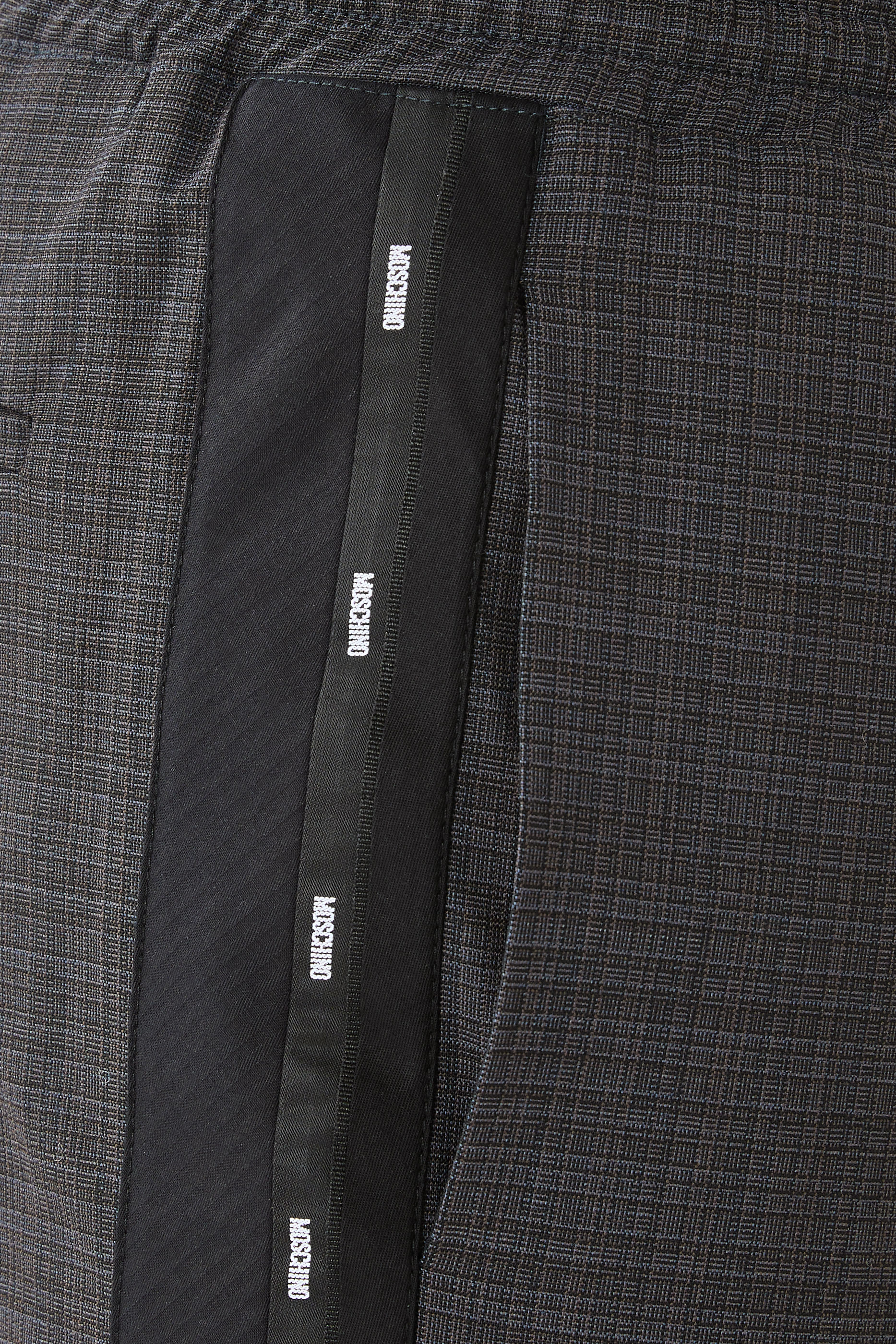 Stretch Wool Blend Trousers 