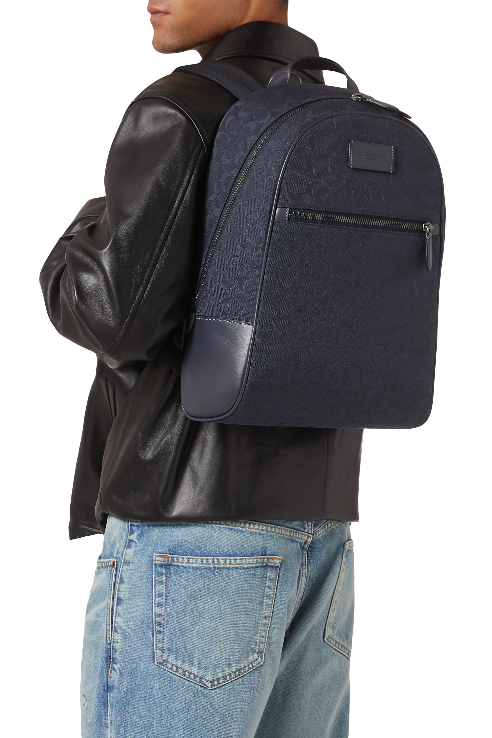Signature Jacquard Theo Backpack