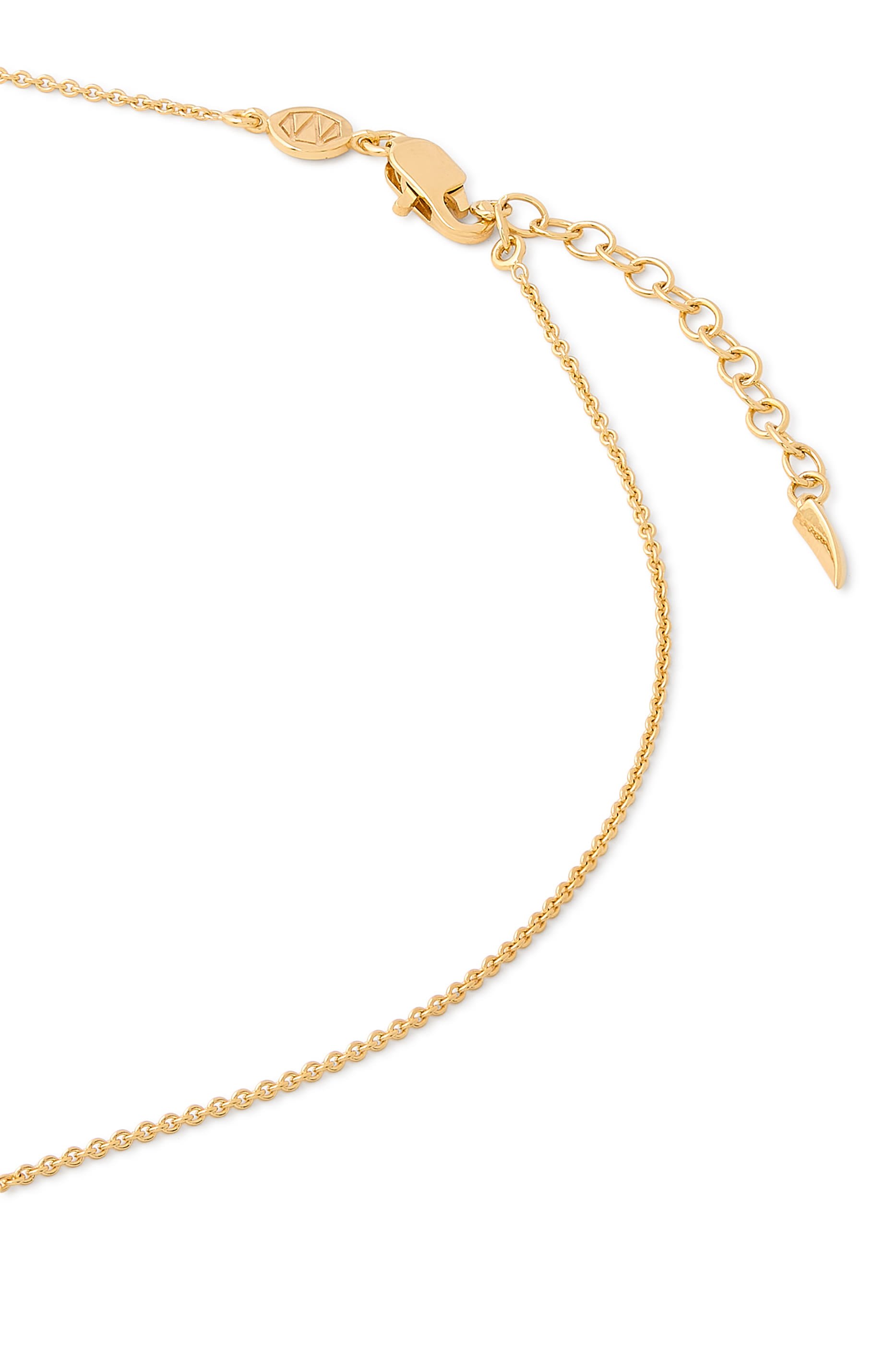 March Birthstone Pendant Necklace