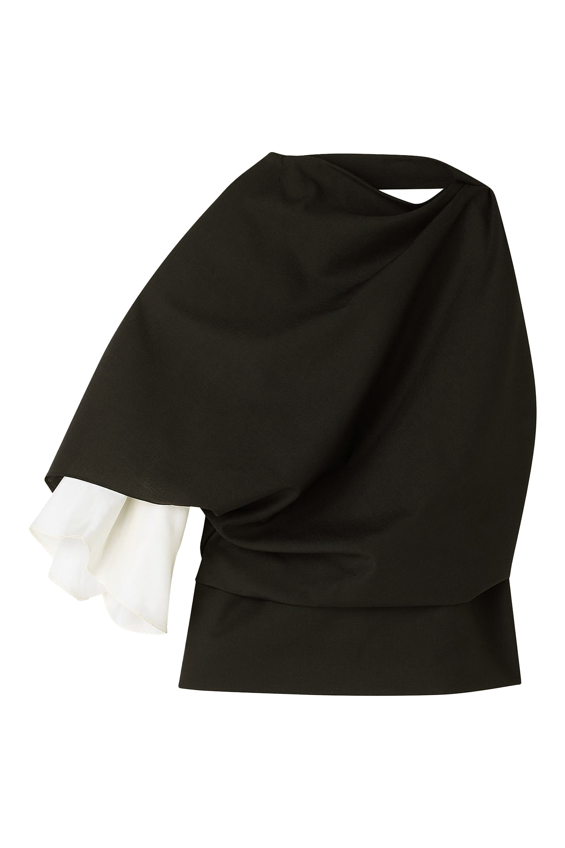  Draped Open-Back Top