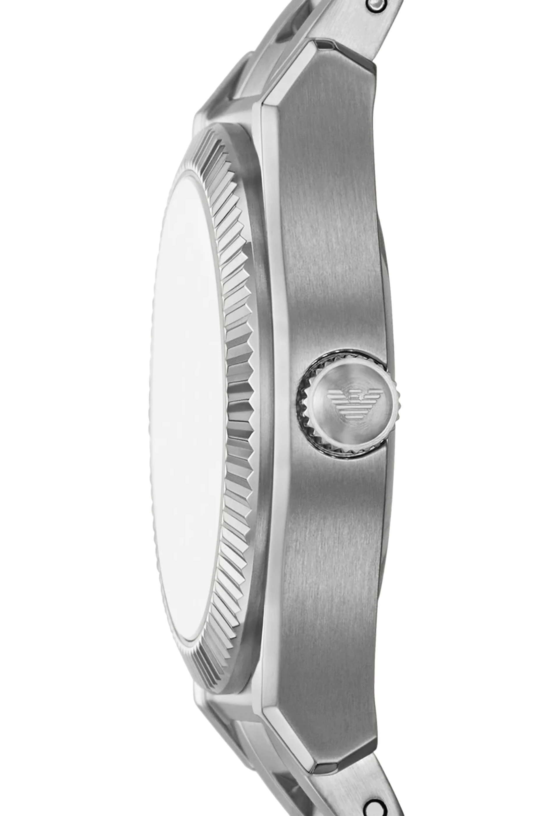 Three-Hand Stainless Steel Watch